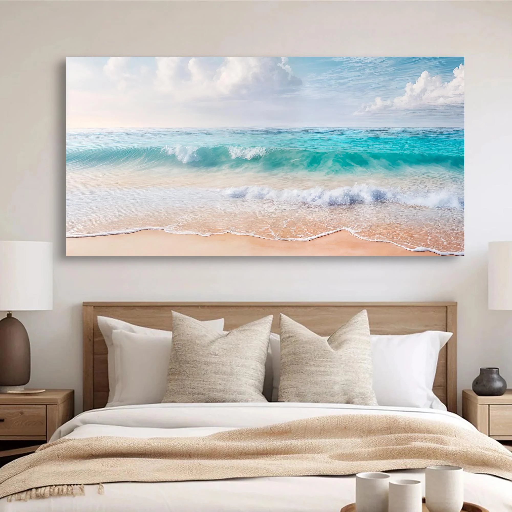 Serene Ocean Wave Coastal Wall Art XII - Image 3