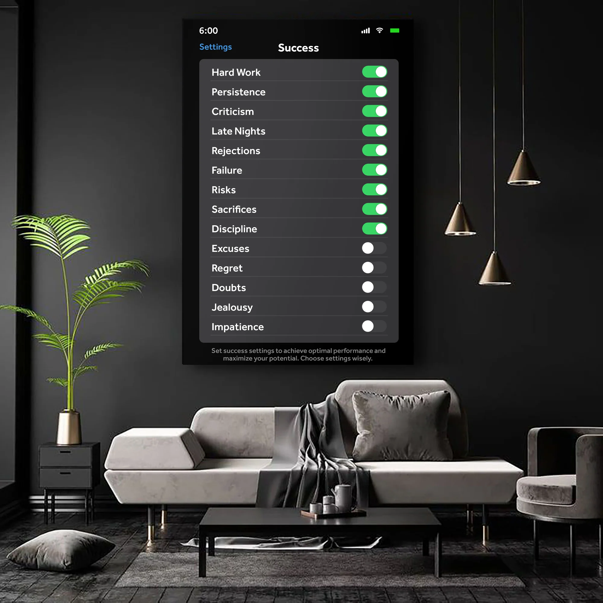 Setting For Success Wall Art - Image 5