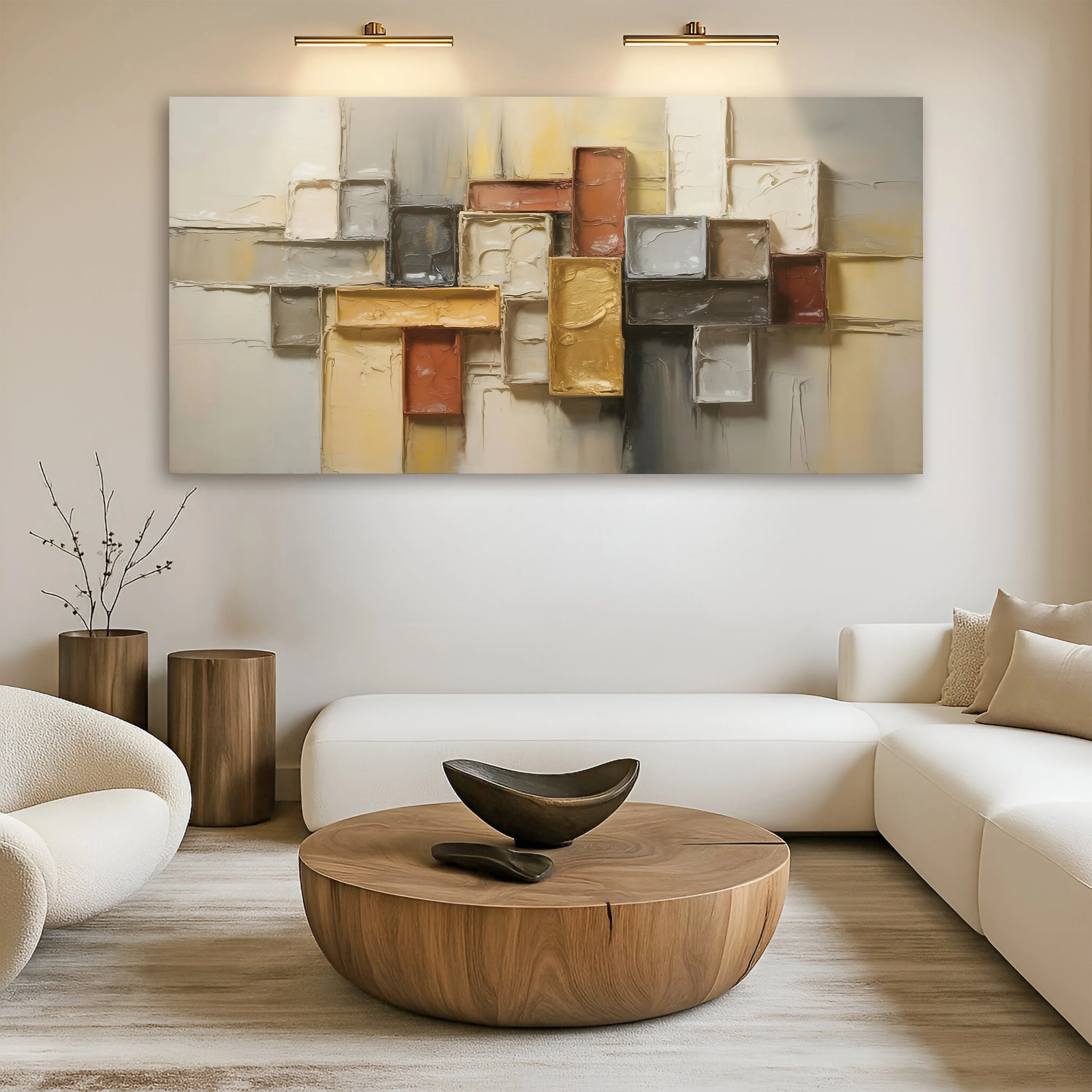 Shape Pattern Minimalist Abstract Wall Art