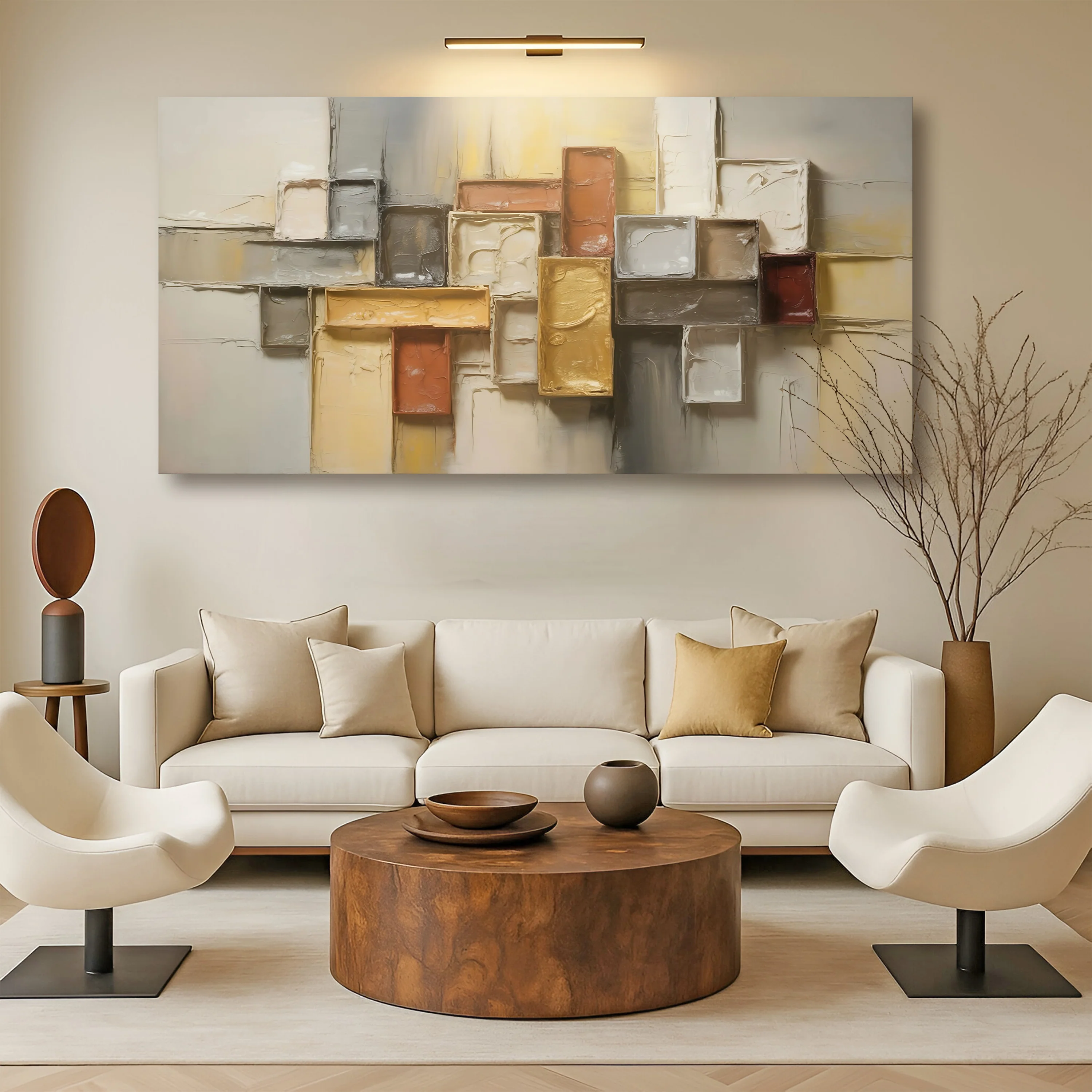 Shape Pattern Minimalist Abstract Wall Art - Image 4