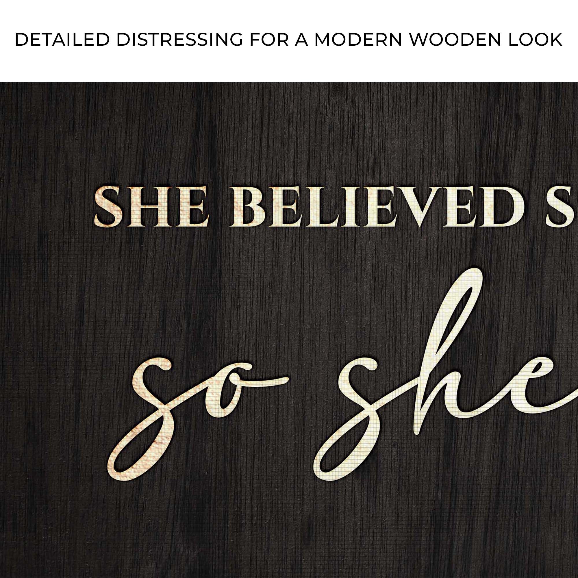 She Believed She Could So She Did Sign II - Image 4