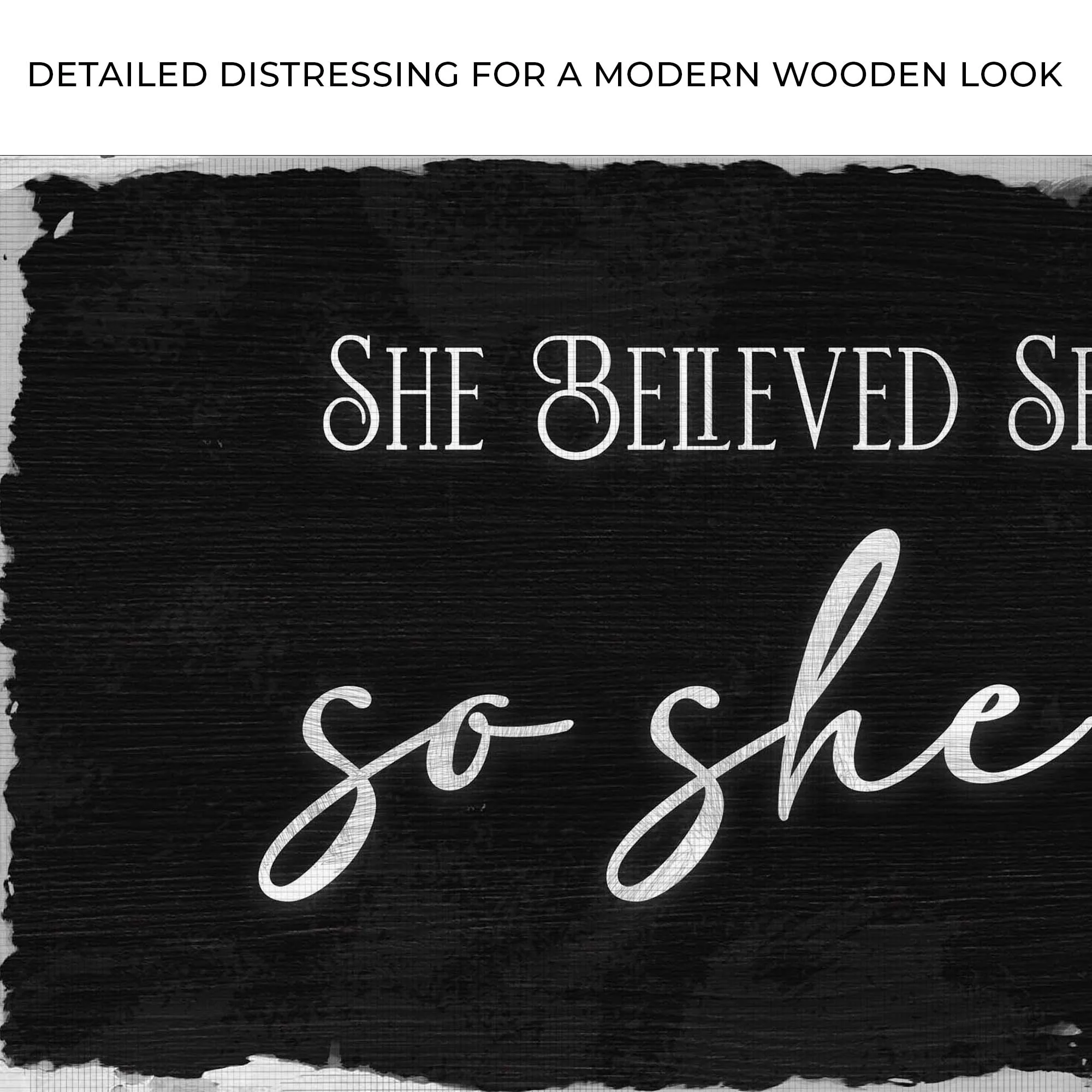 She Believed She Could So She Did Sign III - Image 4