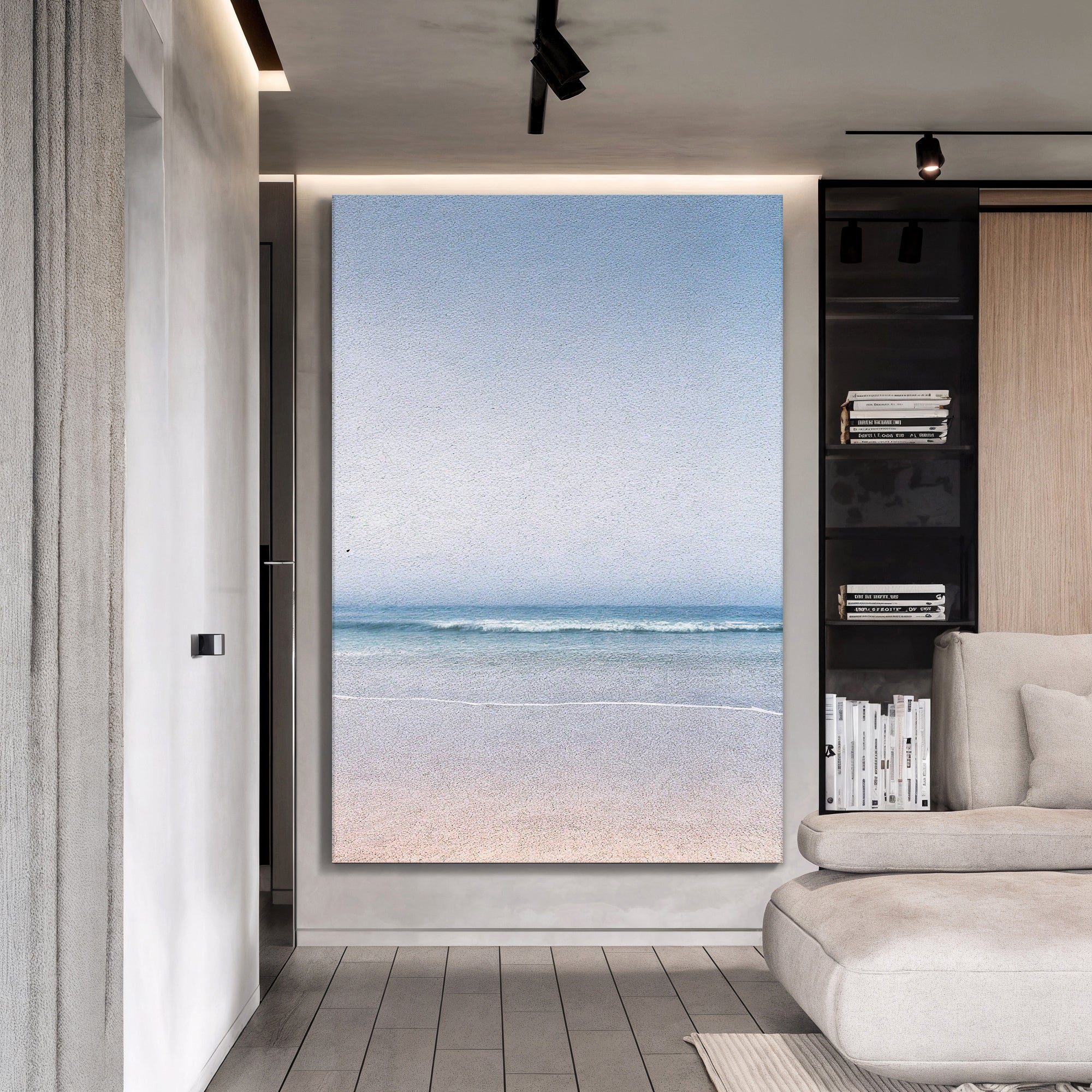 Silent Beach Horizon Wall Art - Image 2