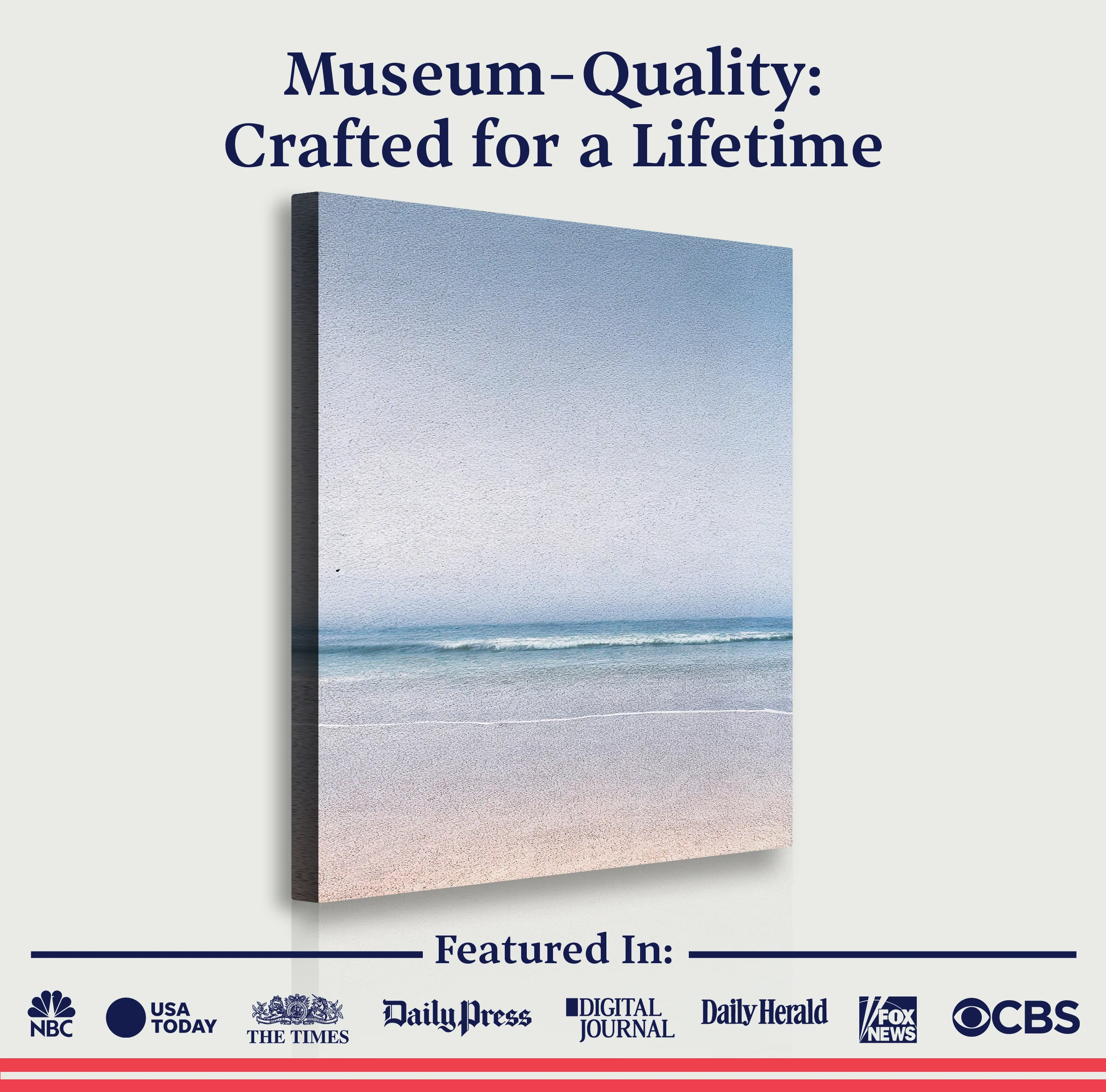 Silent Beach Horizon Wall Art - Image 6