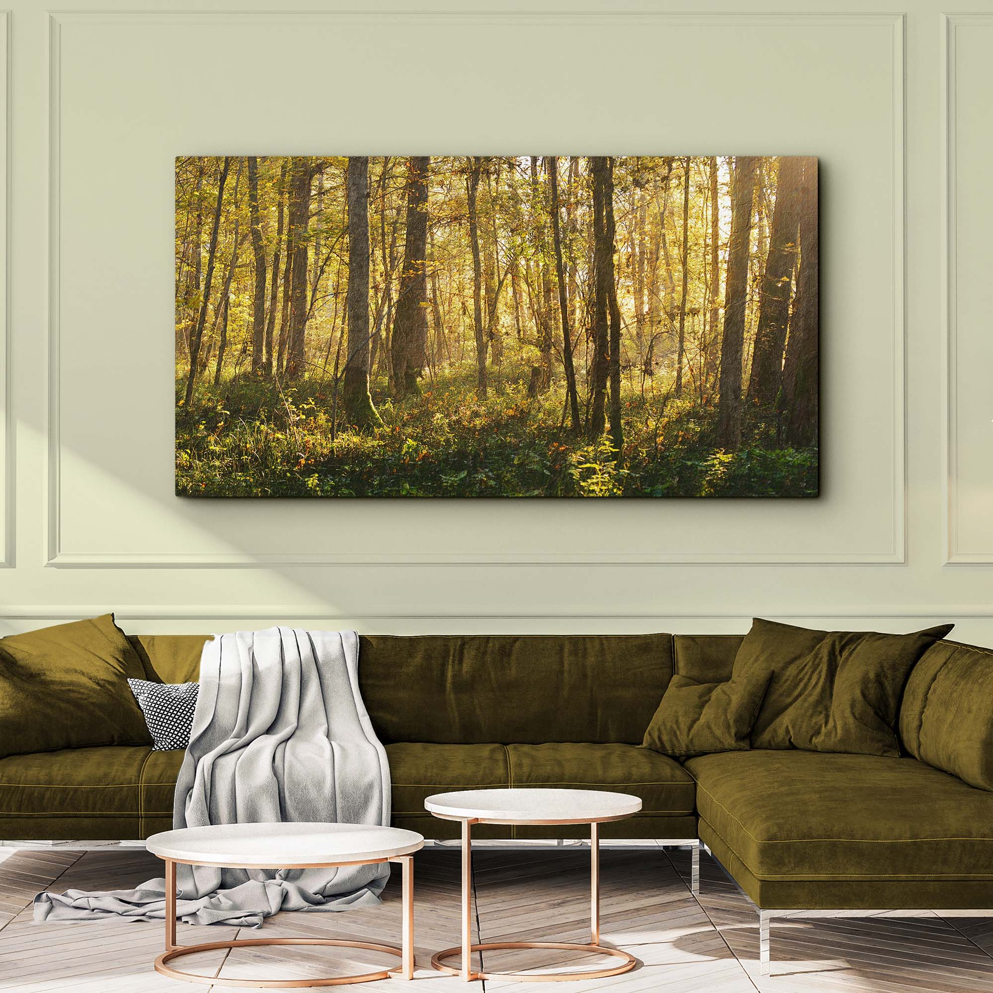 Silent Forest Trees Canvas Wall Art - Image 3