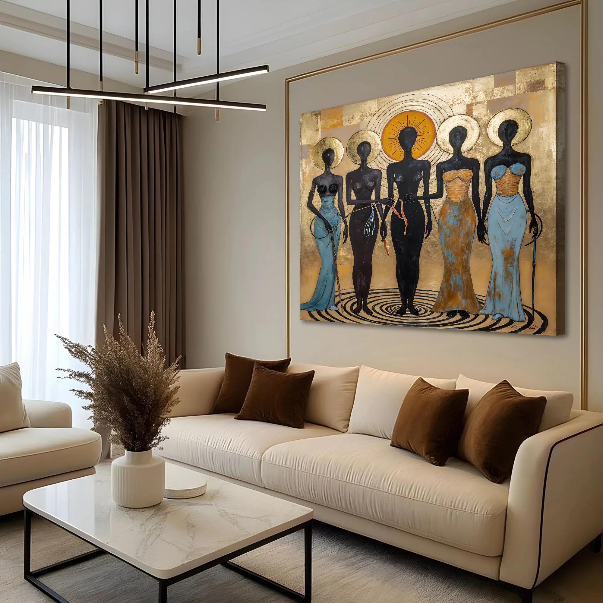 Sisters Of The Sun Wall Art - Image 4