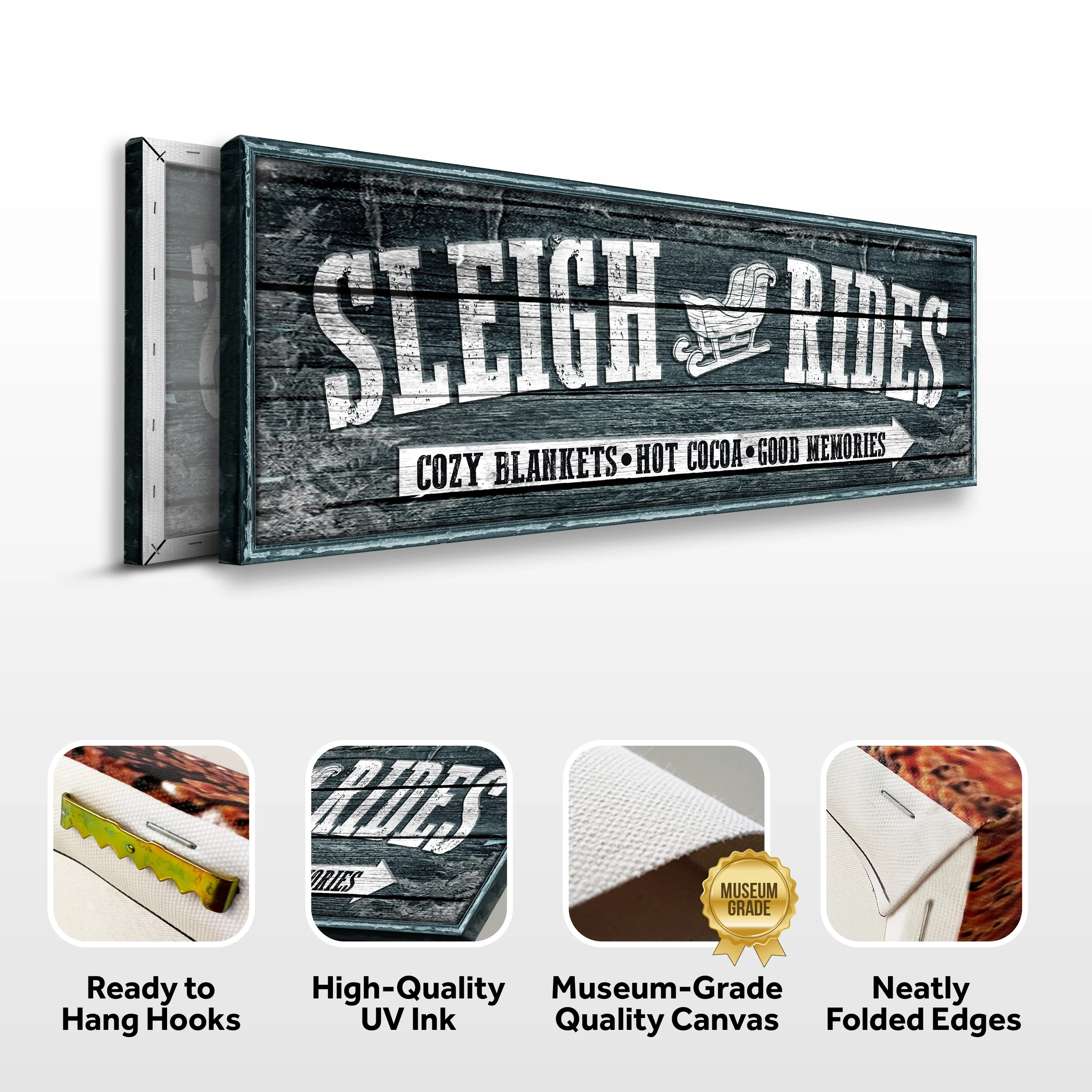 Sleigh Rides Sign - Image 3