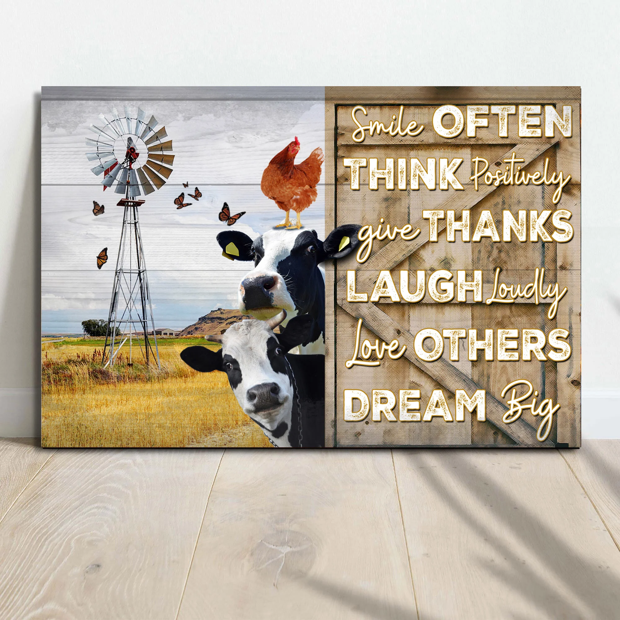 Smile Often Give Thanks Sign - Image 2