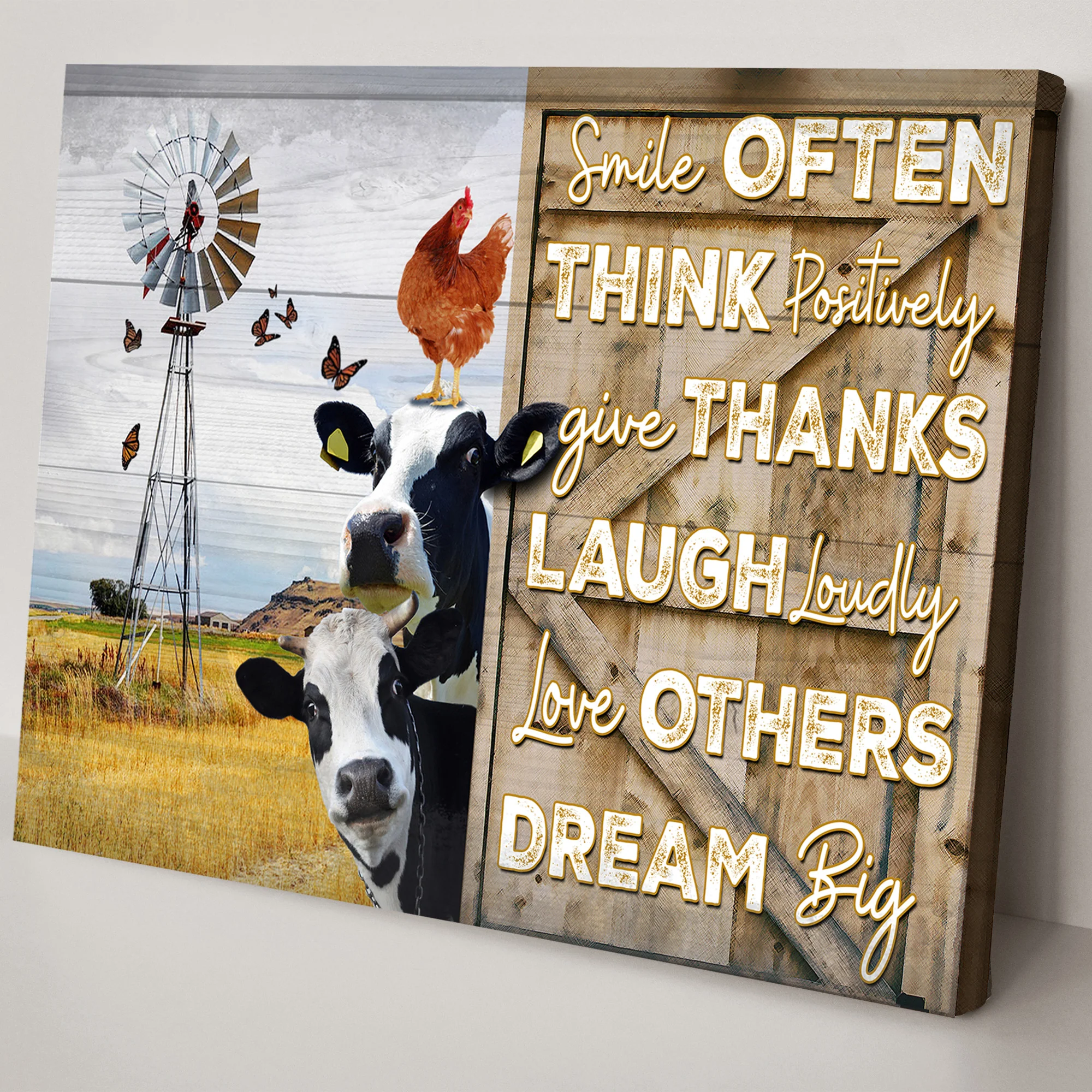 Smile Often Give Thanks Sign - Image 3