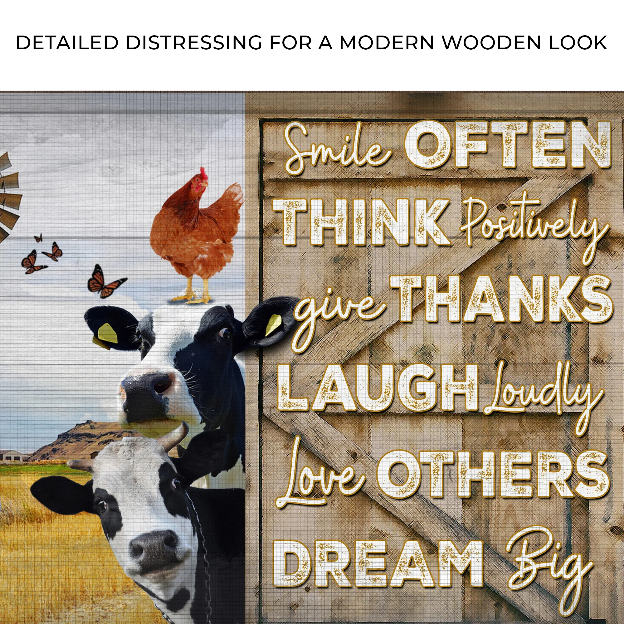 Smile Often Give Thanks Sign - Image 4
