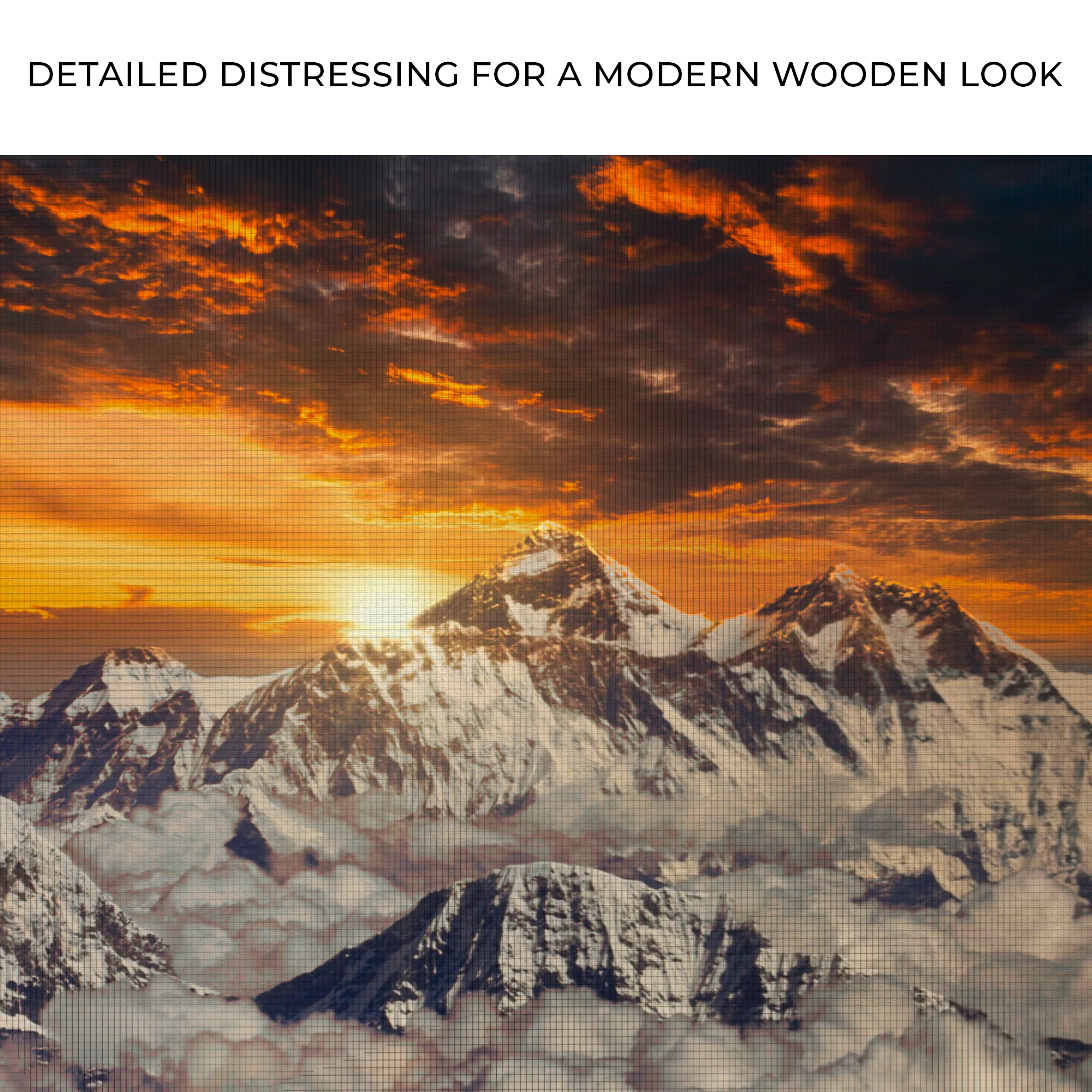 Snowy Mountain Peak Canvas Wall Art - Image 4