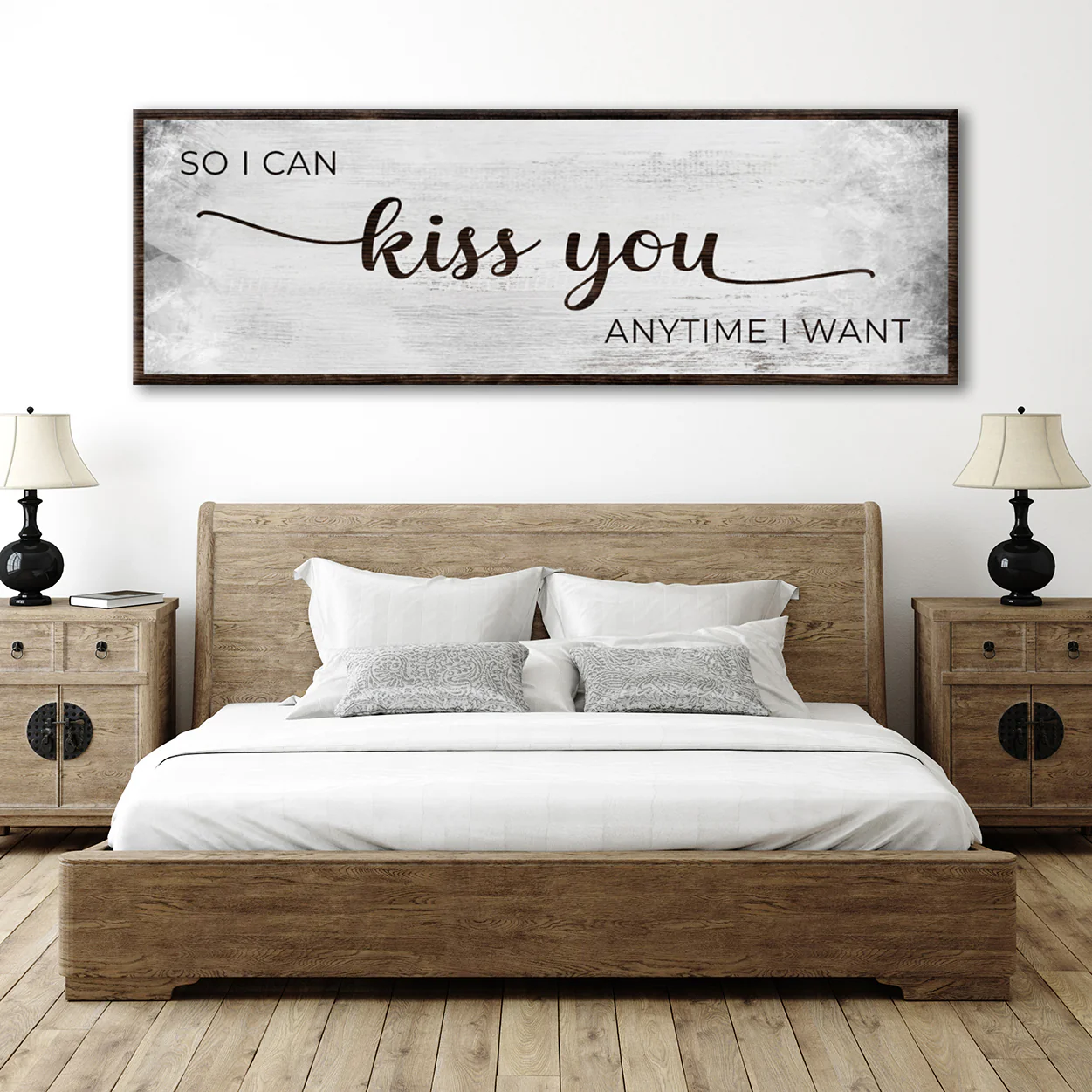 So I Can Kiss You Anytime I Want Grunge Sign - Image 2