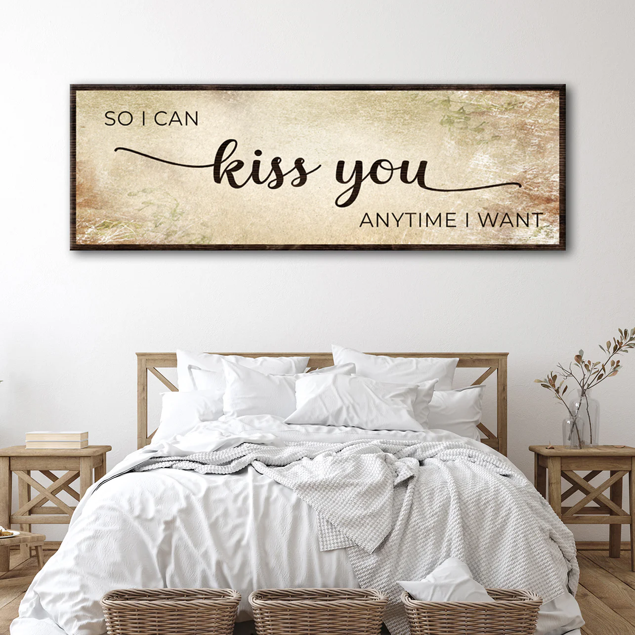 So I Can Kiss You Anytime I Want Grunge Sign - Image 8