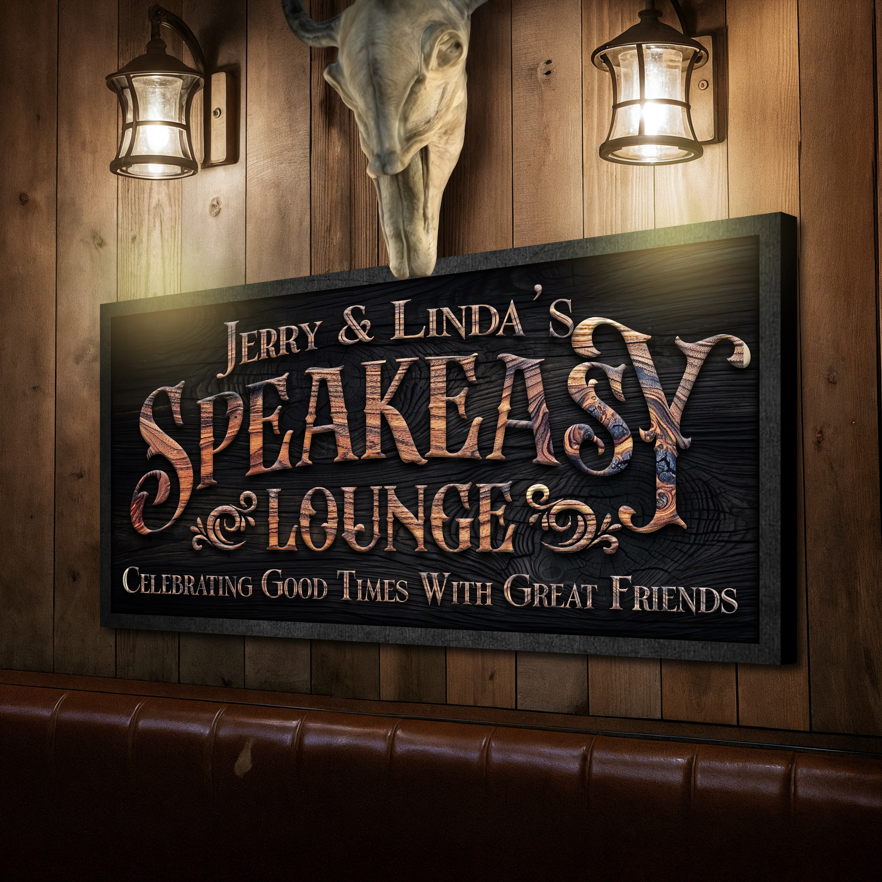 Speakeasy Lounge Wall Sign - Image 2