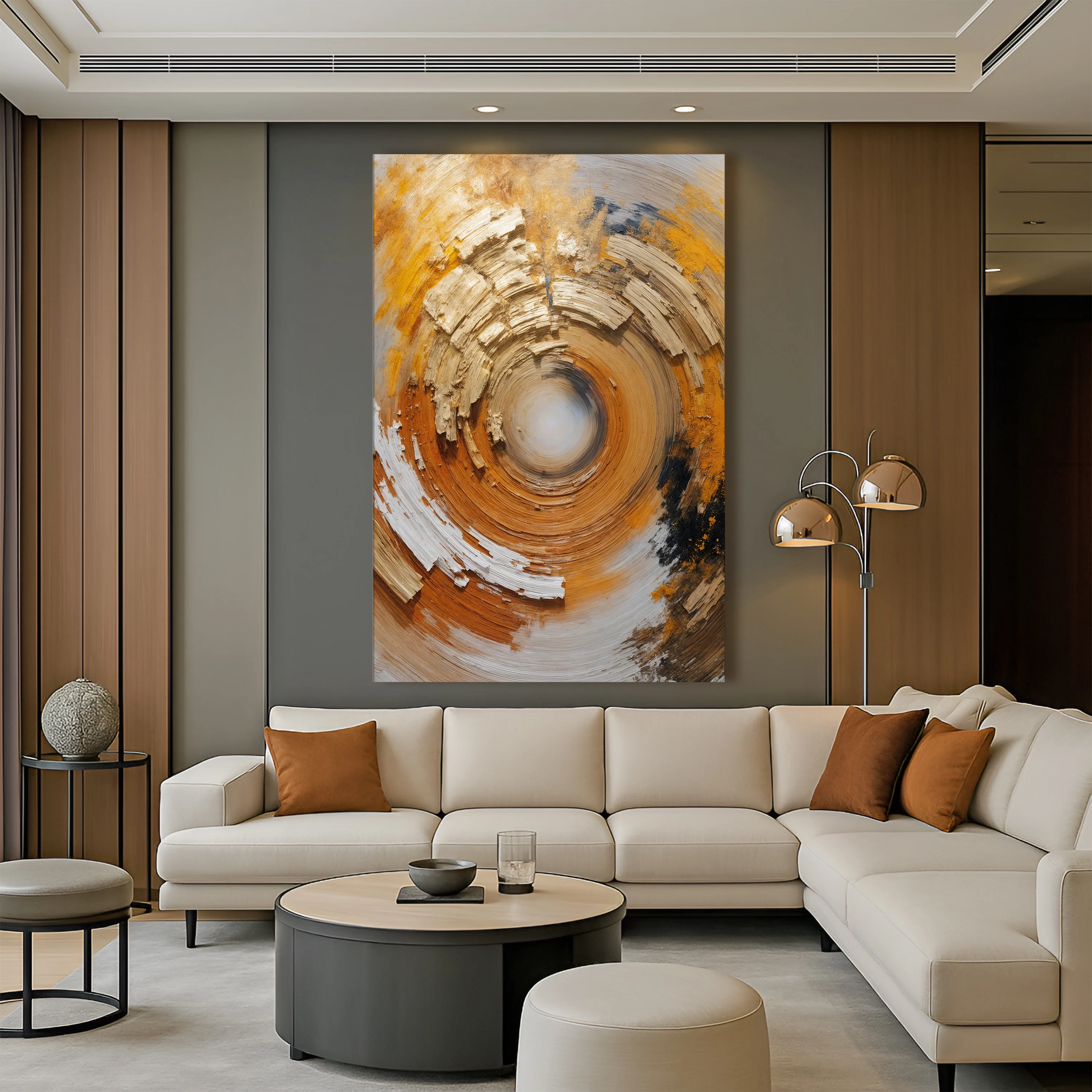 Spiral Metallic Modern Wall Art - Image 5