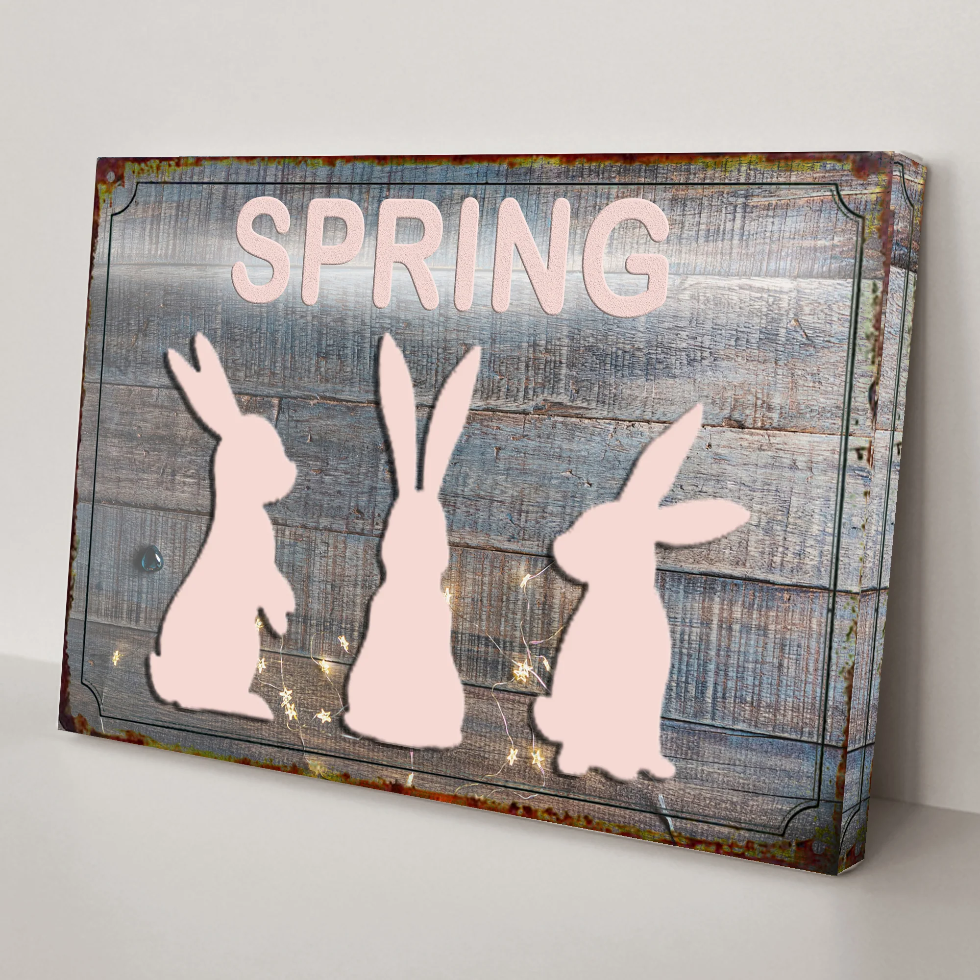 Spring Easter Bunnies Sign - Image 2
