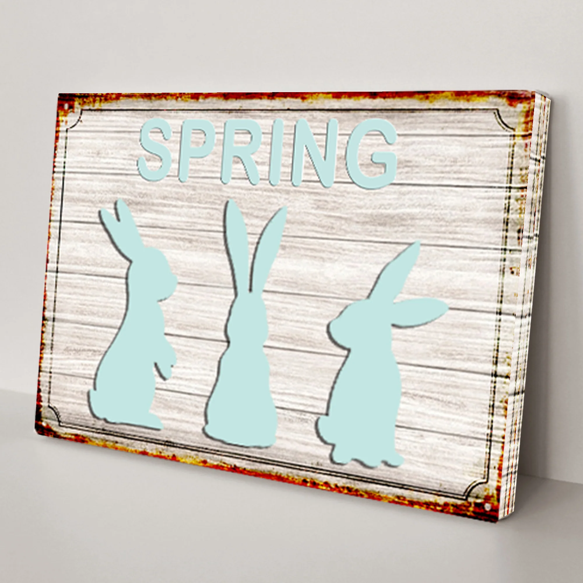 Spring Easter Bunnies Sign - Image 3