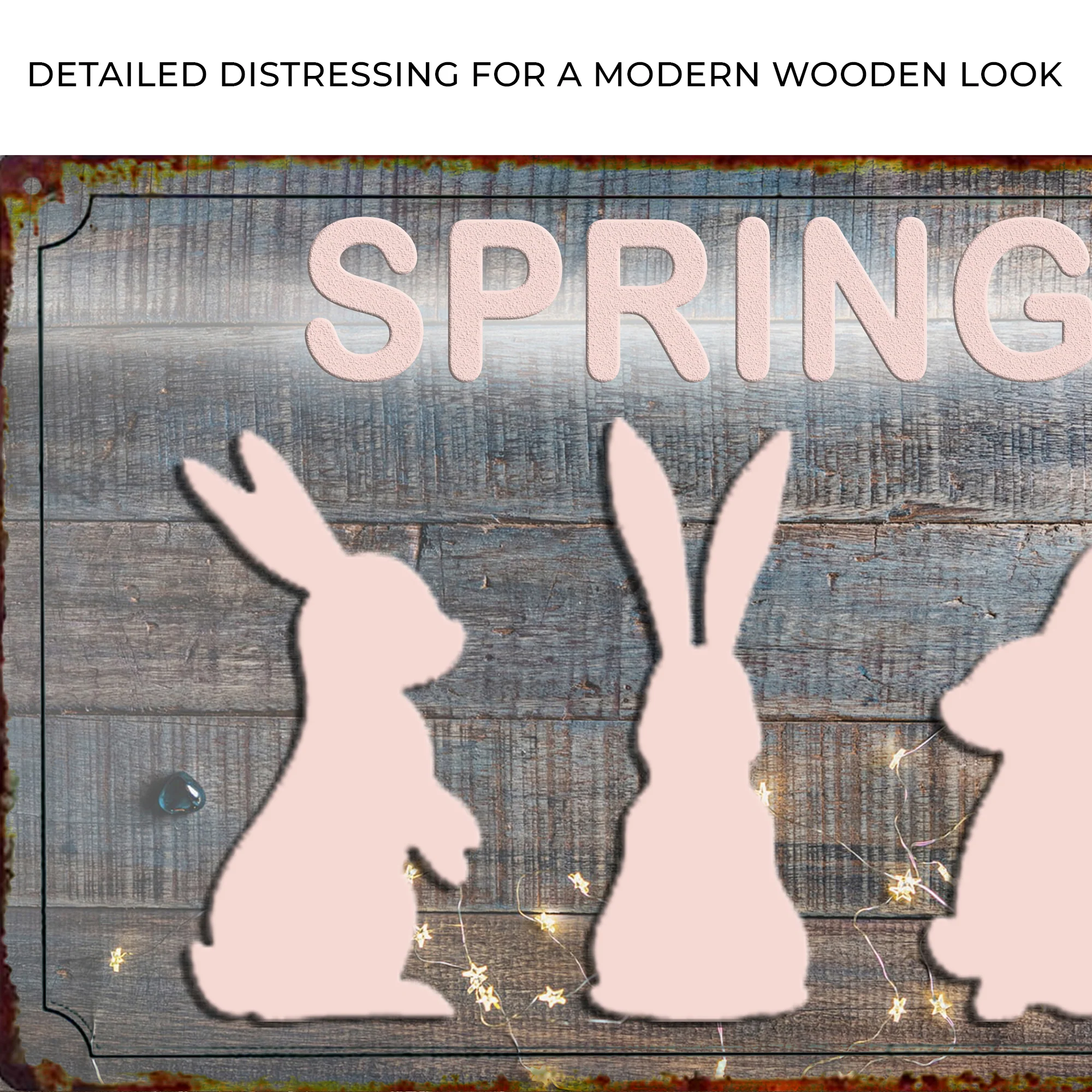 Spring Easter Bunnies Sign - Image 4