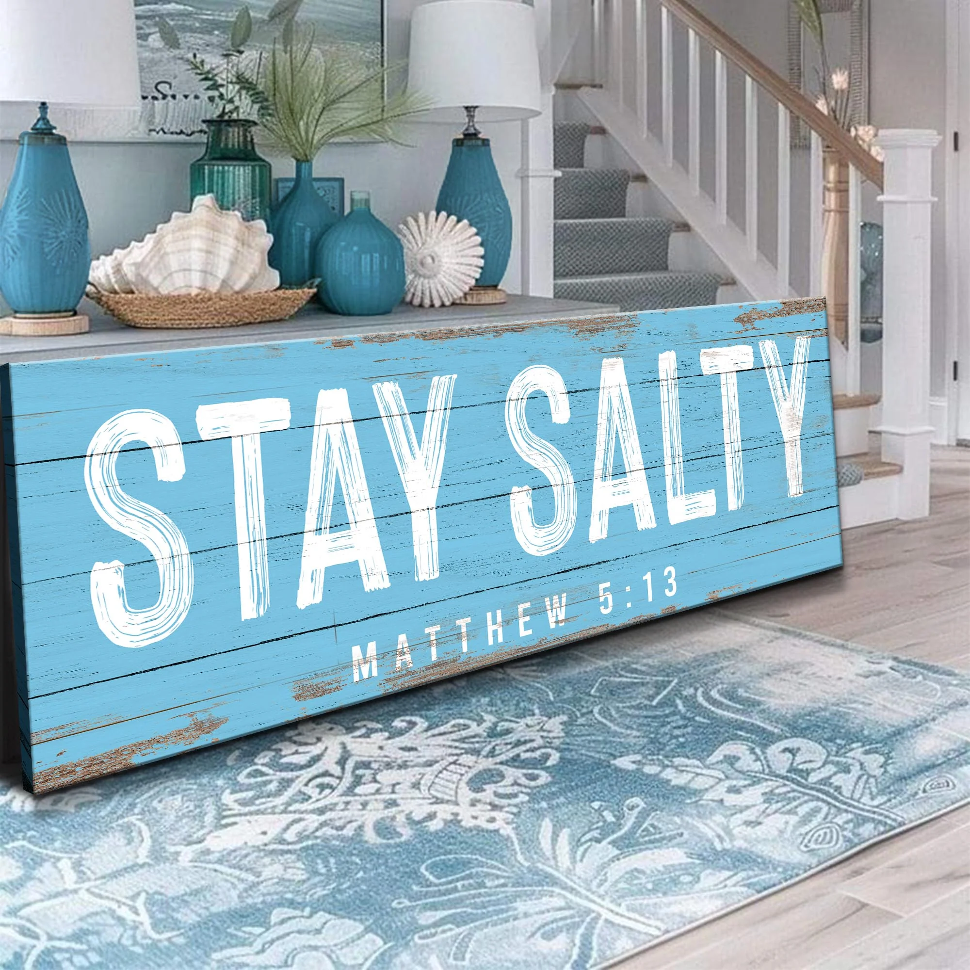 Stay Salty Coastal Sign IV - Image 2