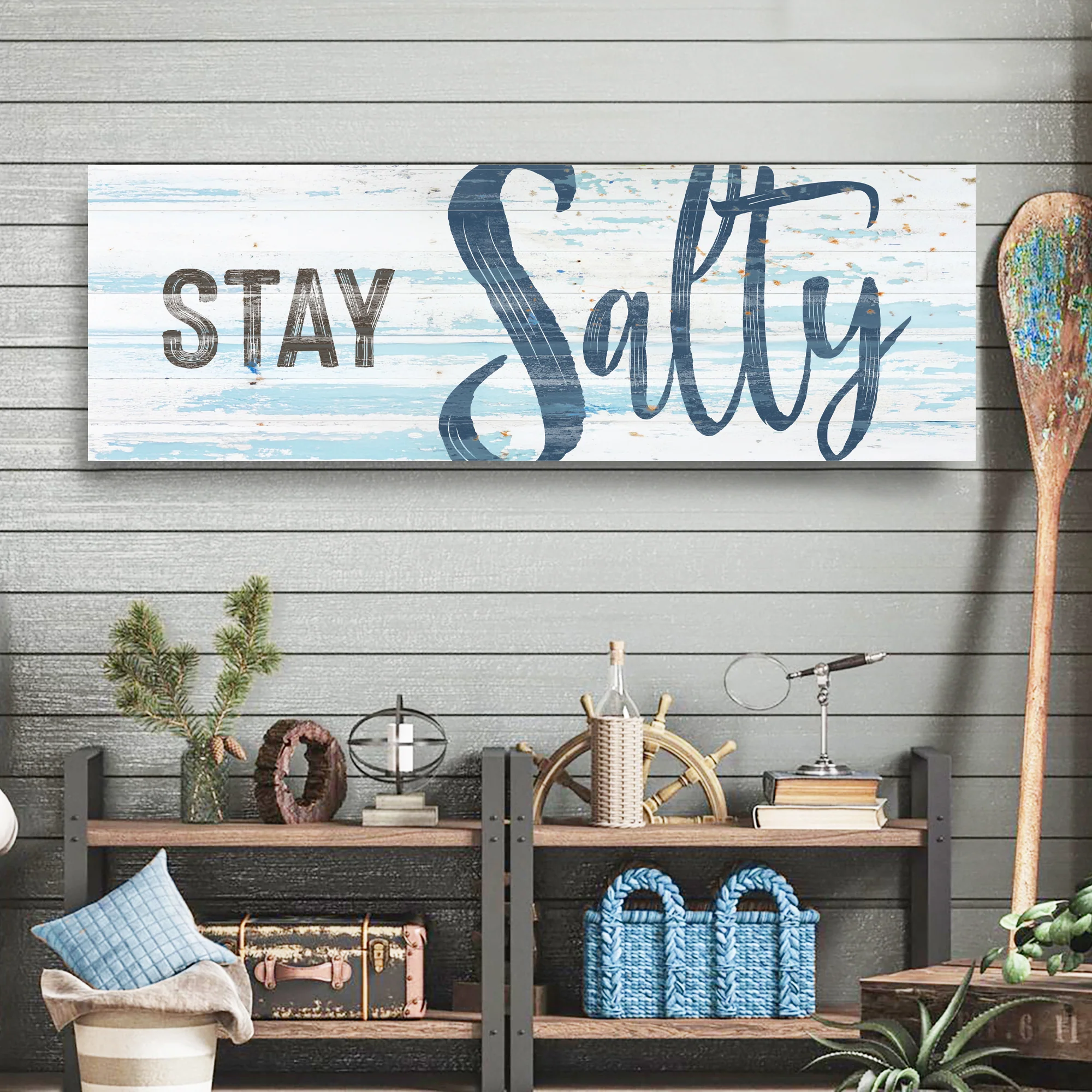 Stay Salty Coastal Sign IX - Image 2