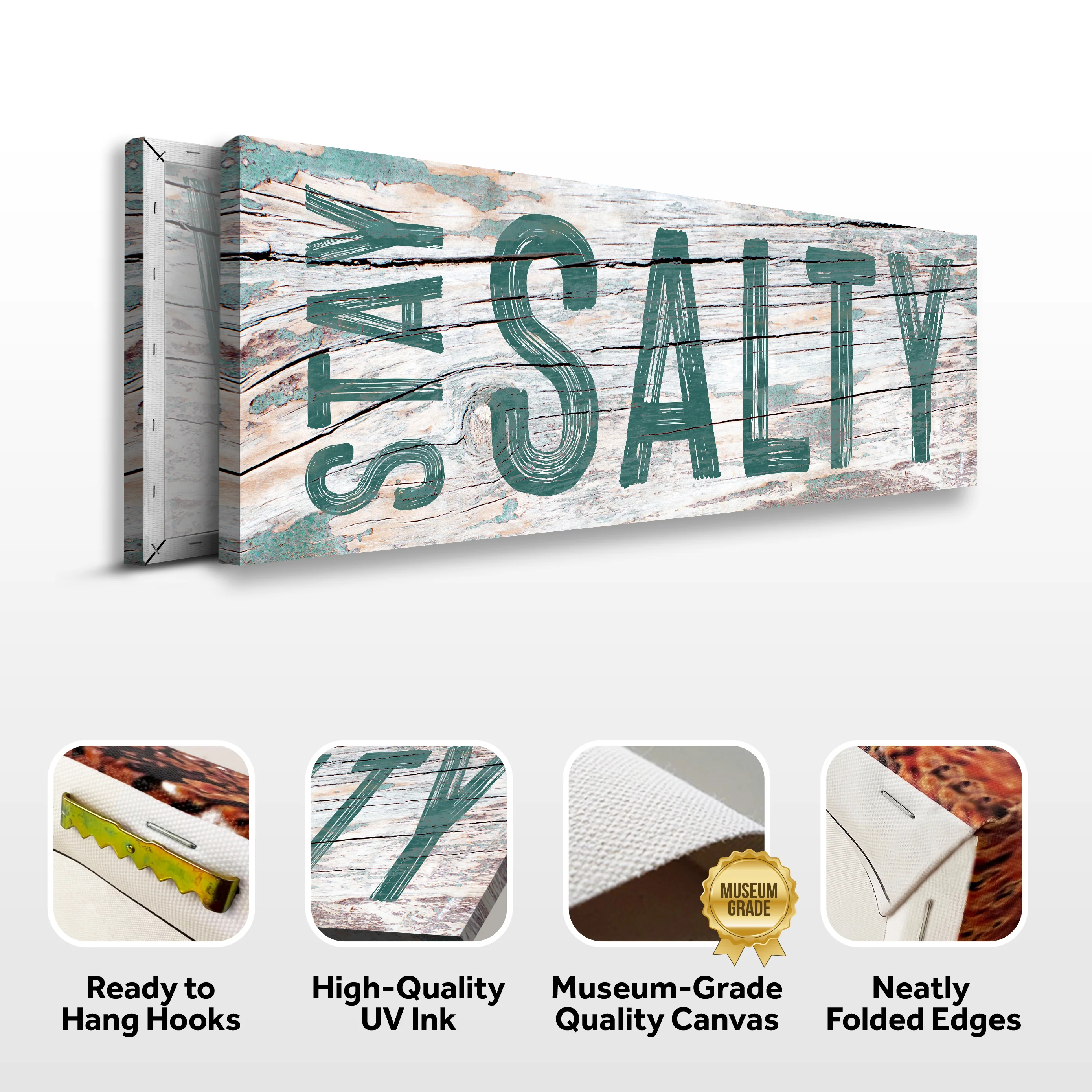 Stay Salty Coastal Sign VI - Image 9