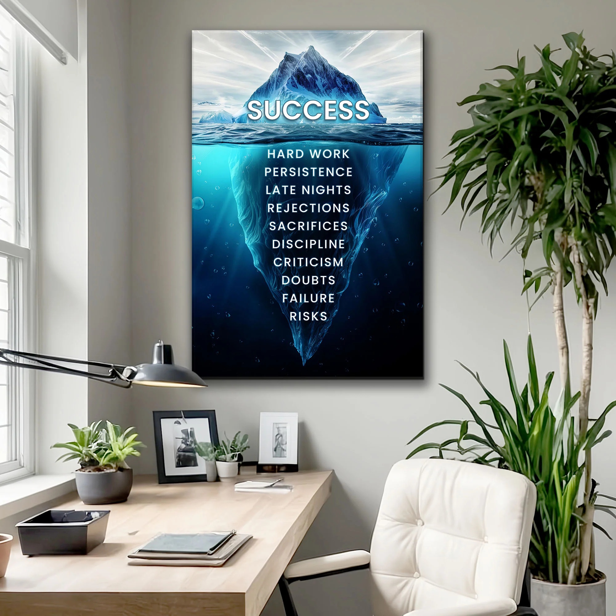Success Motivational Wall Sign - Image 3
