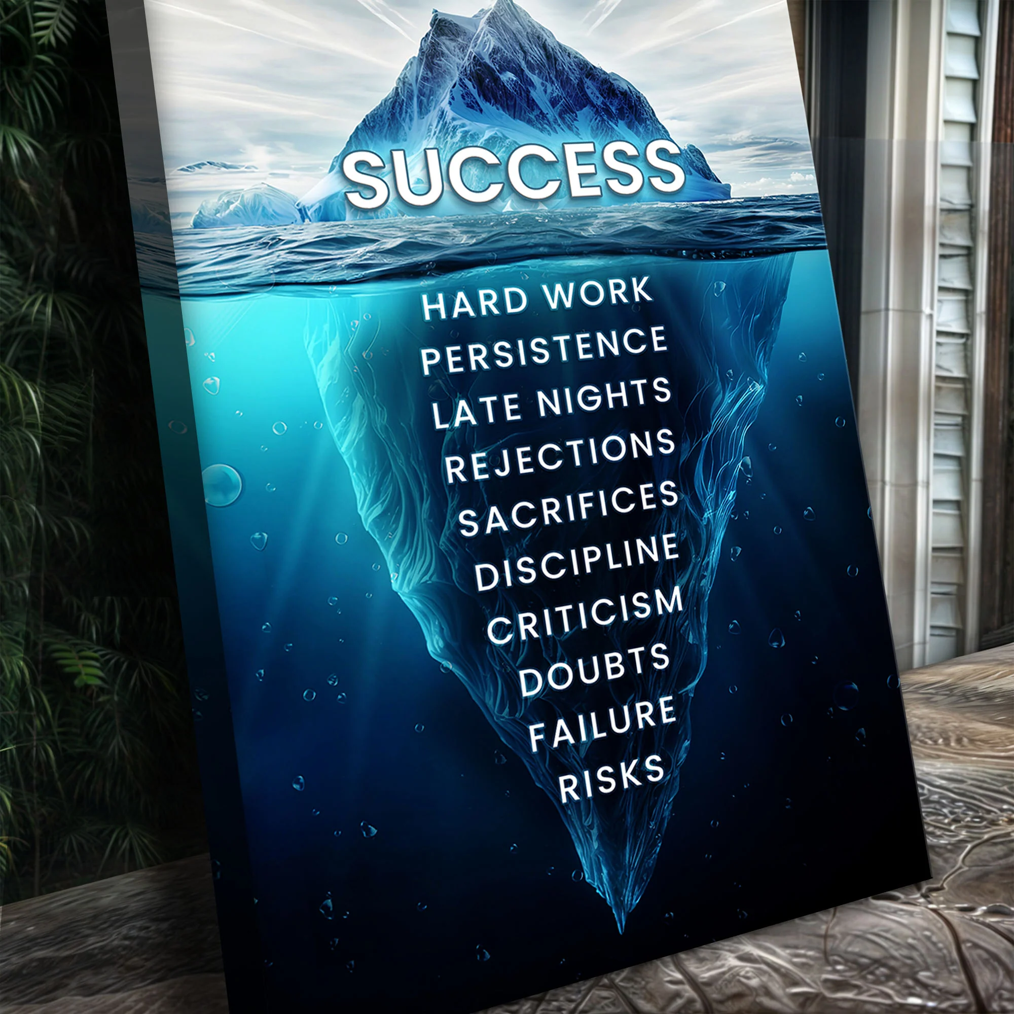 Success Motivational Wall Sign - Image 5