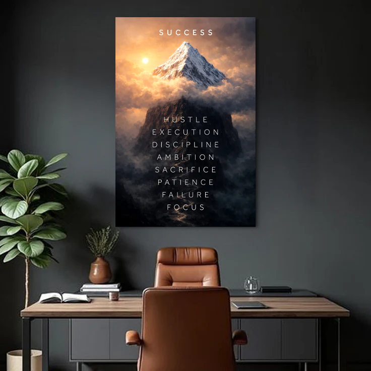 Success Peak Wall Sign - Image 2