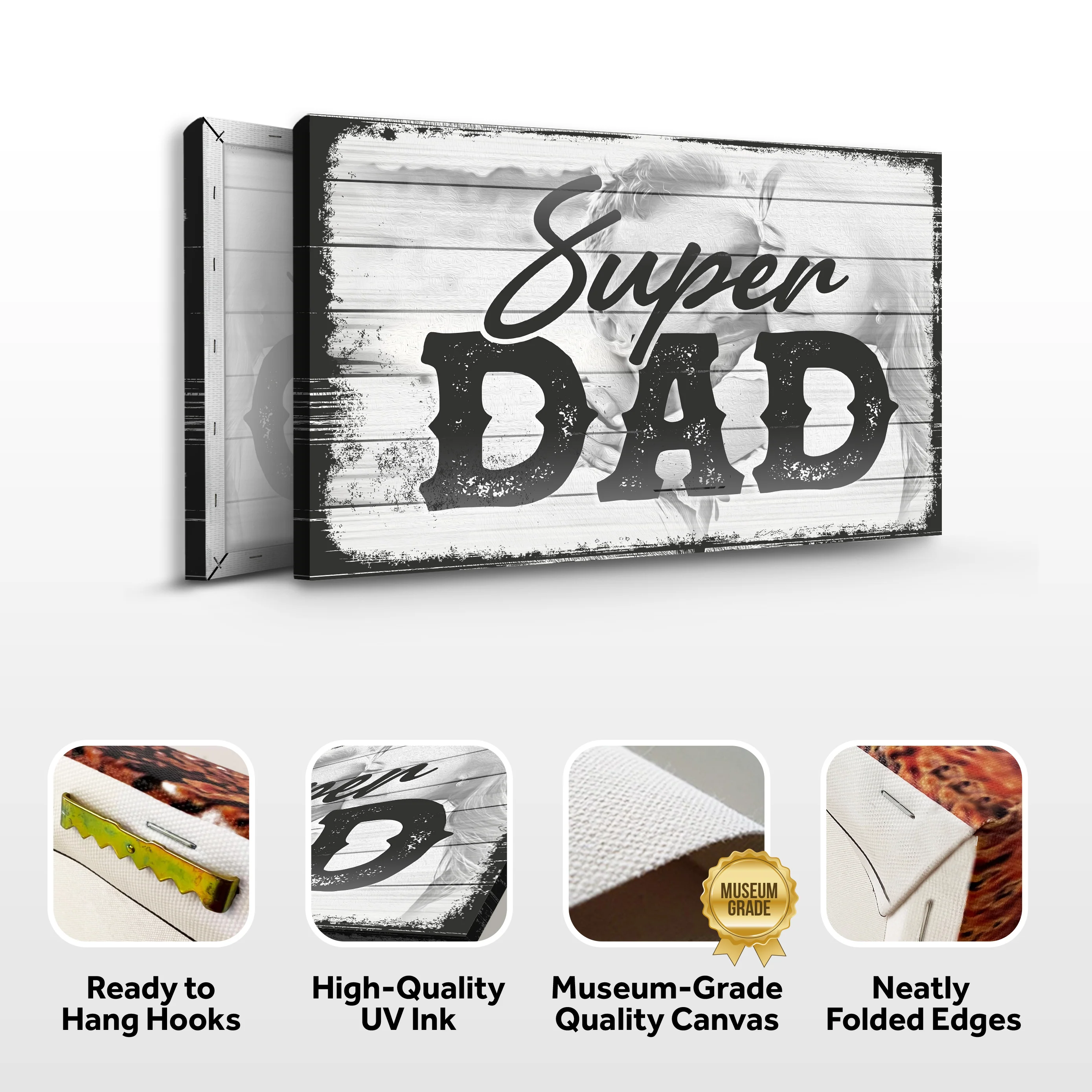 Super Dad Happy Father's Day Sign - Image 4