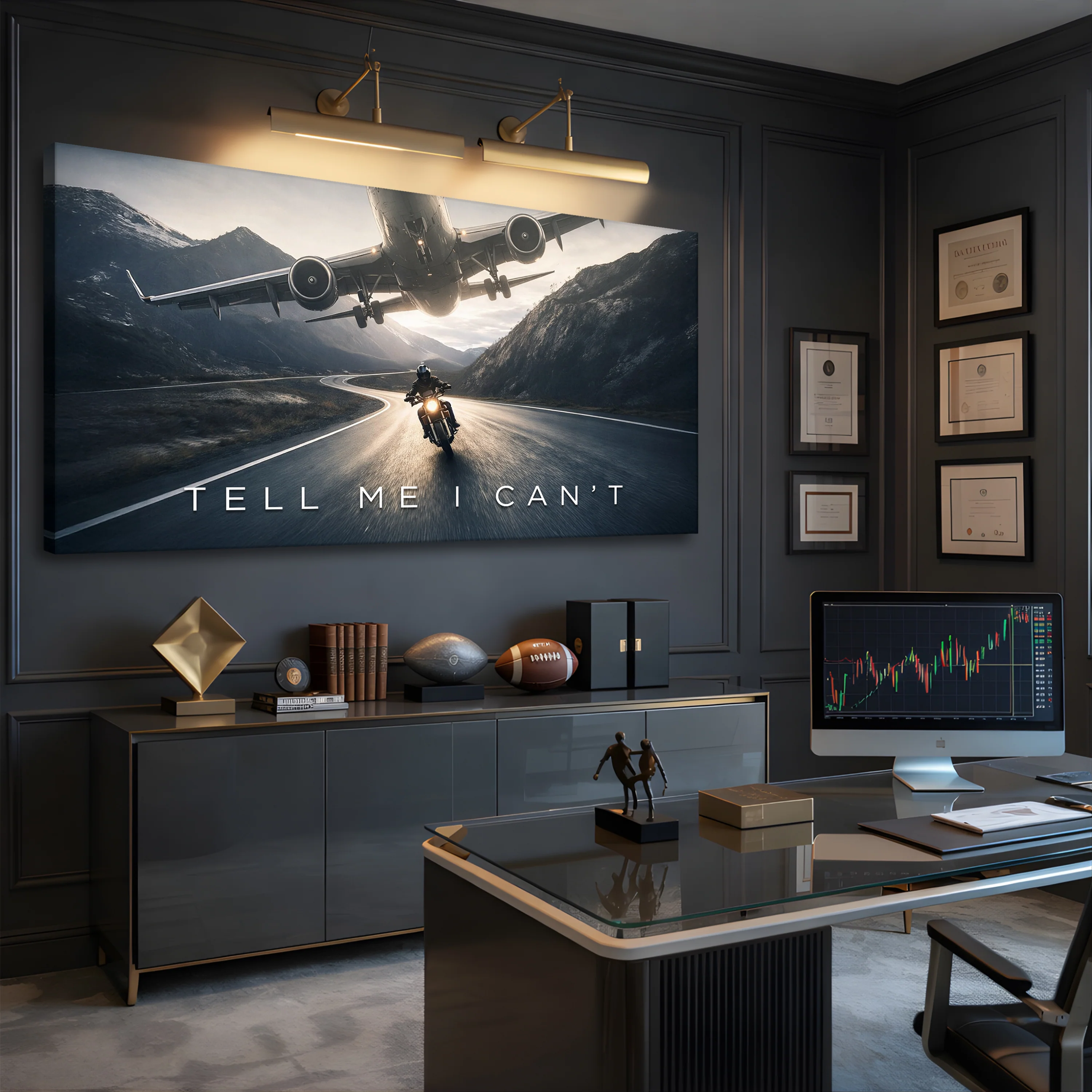 Tell Me I Can't Motivational Wall Sign - Image 2