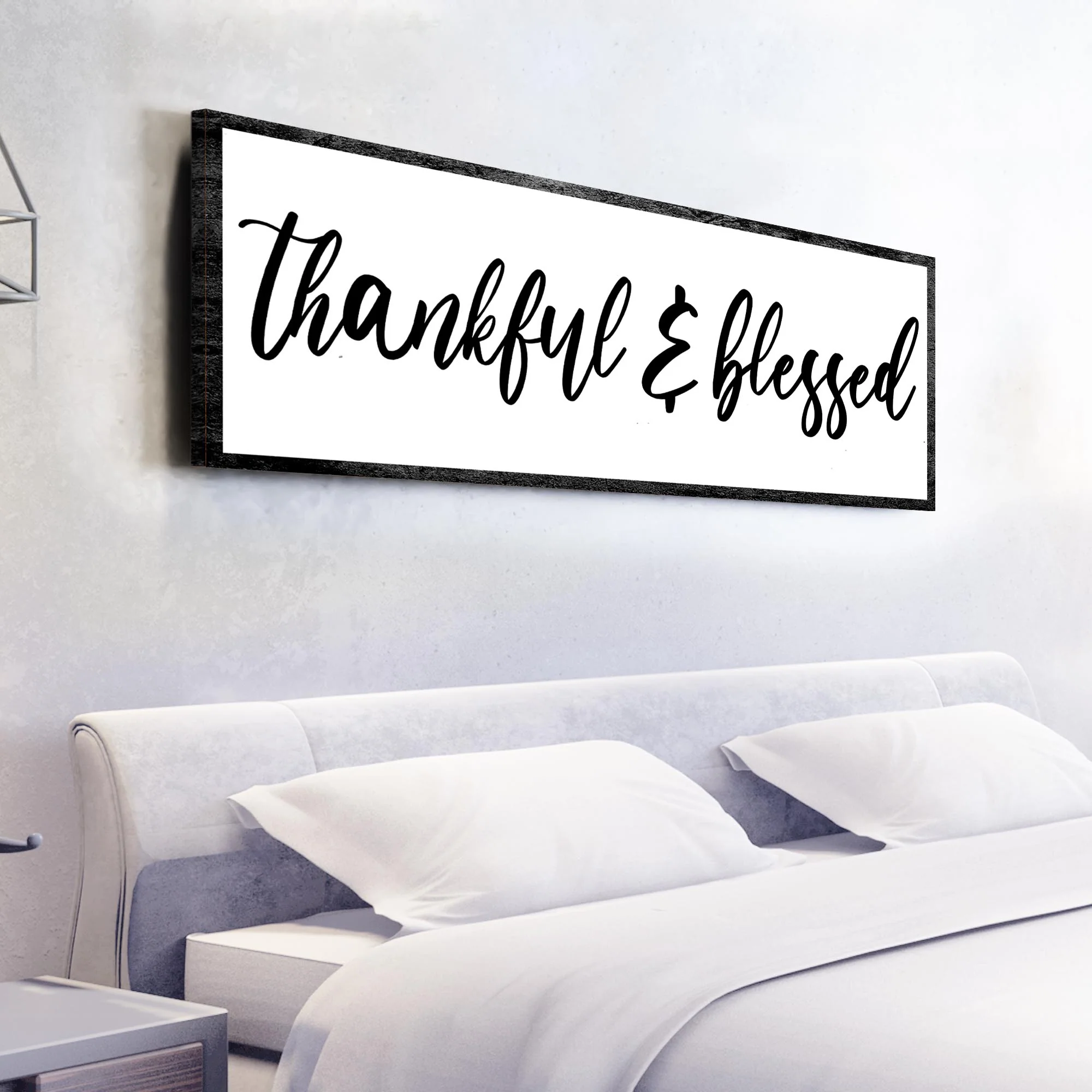 Thankful And Blessed Sign II