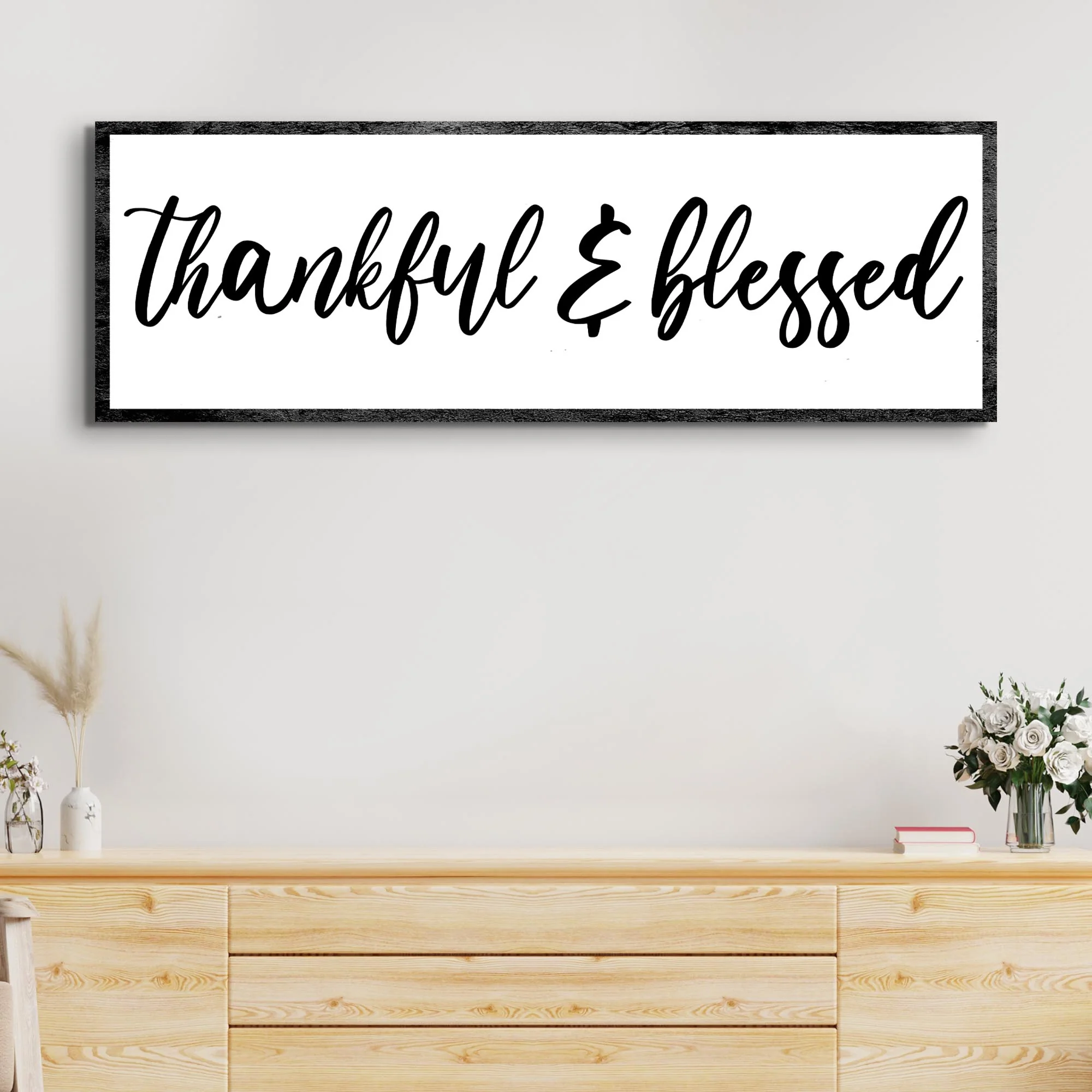 Thankful And Blessed Sign II - Image 2