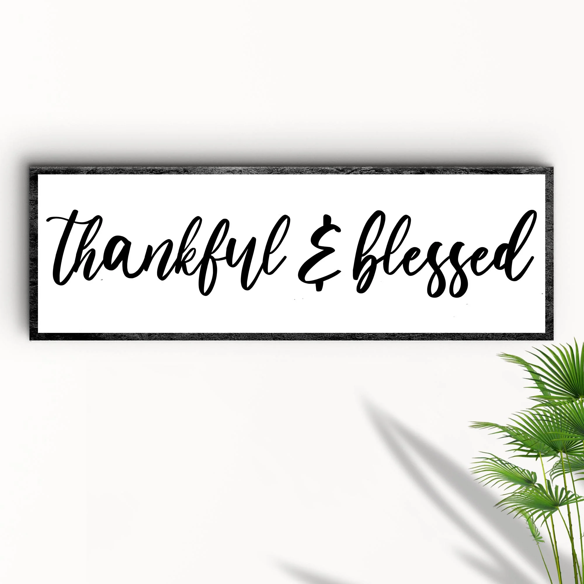 Thankful And Blessed Sign II - Image 3