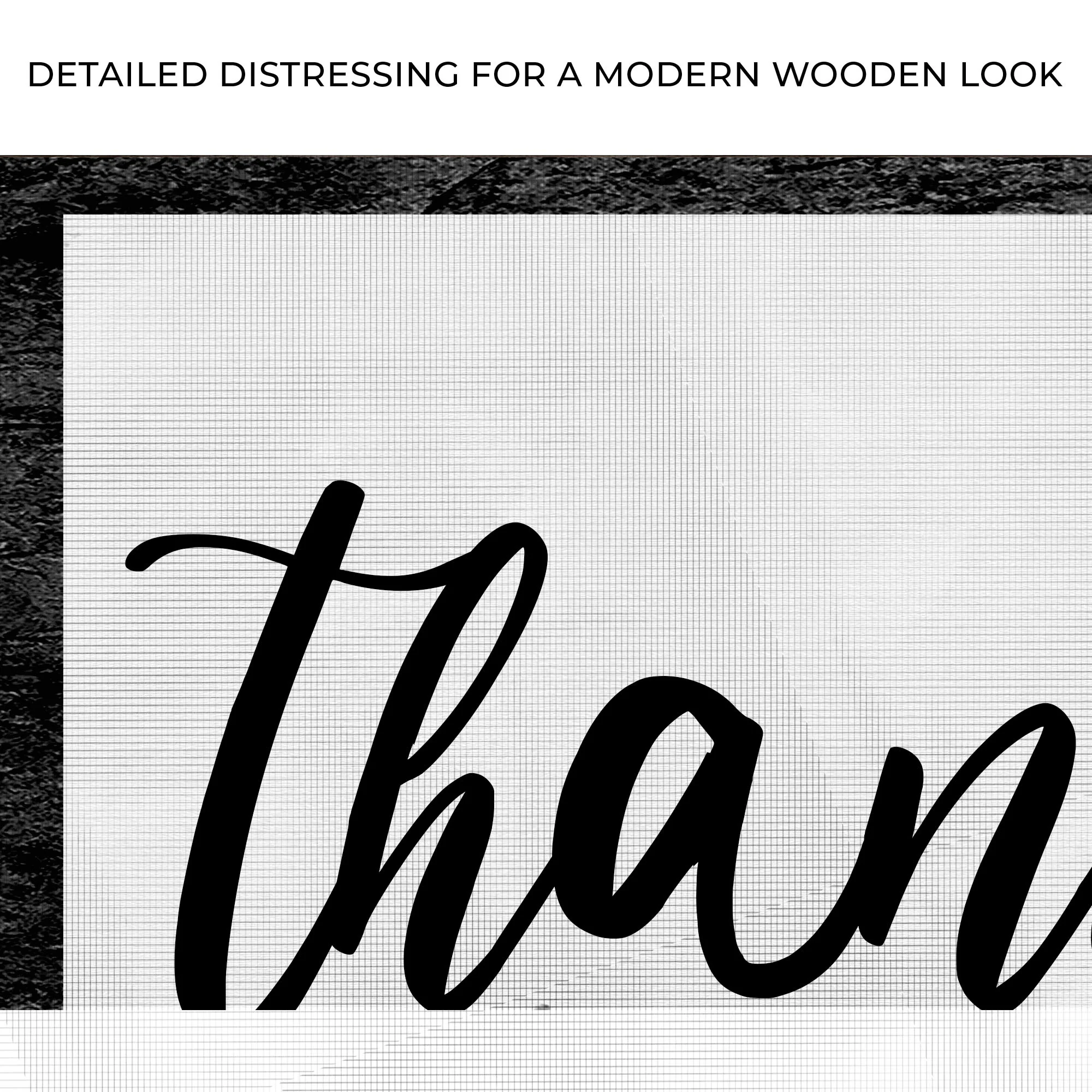 Thankful And Blessed Sign II - Image 4