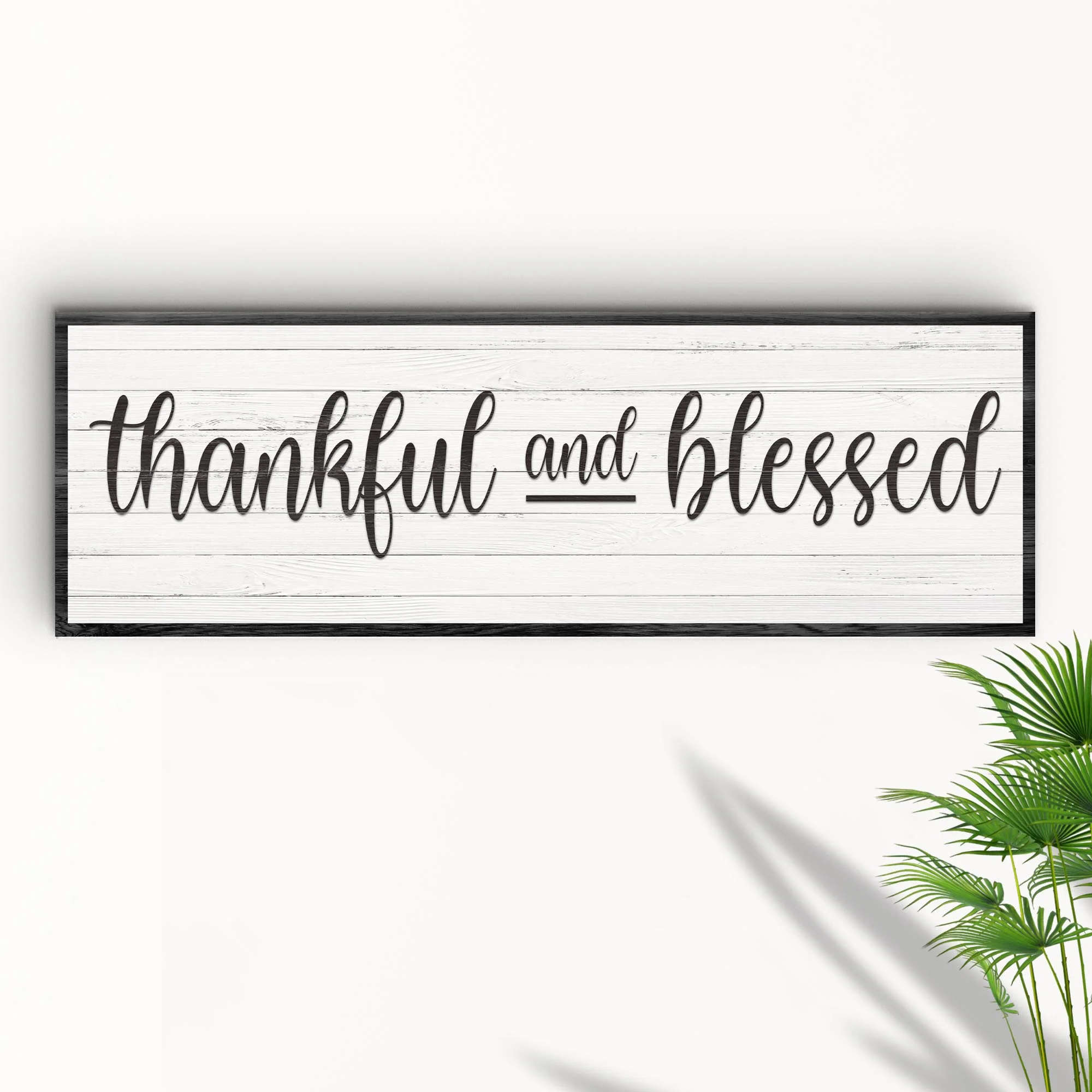 Thankful And Blessed Sign III - Image 3