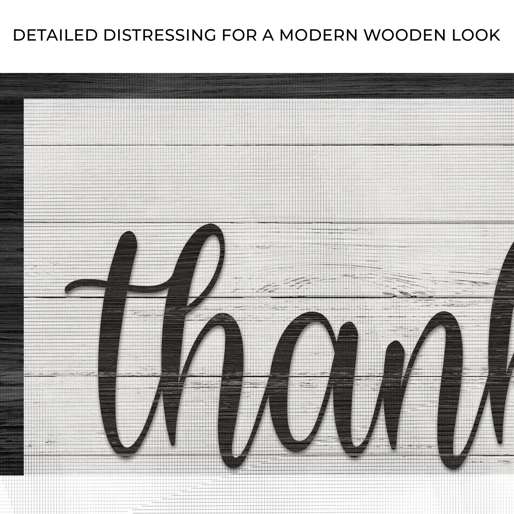 Thankful And Blessed Sign III - Image 4