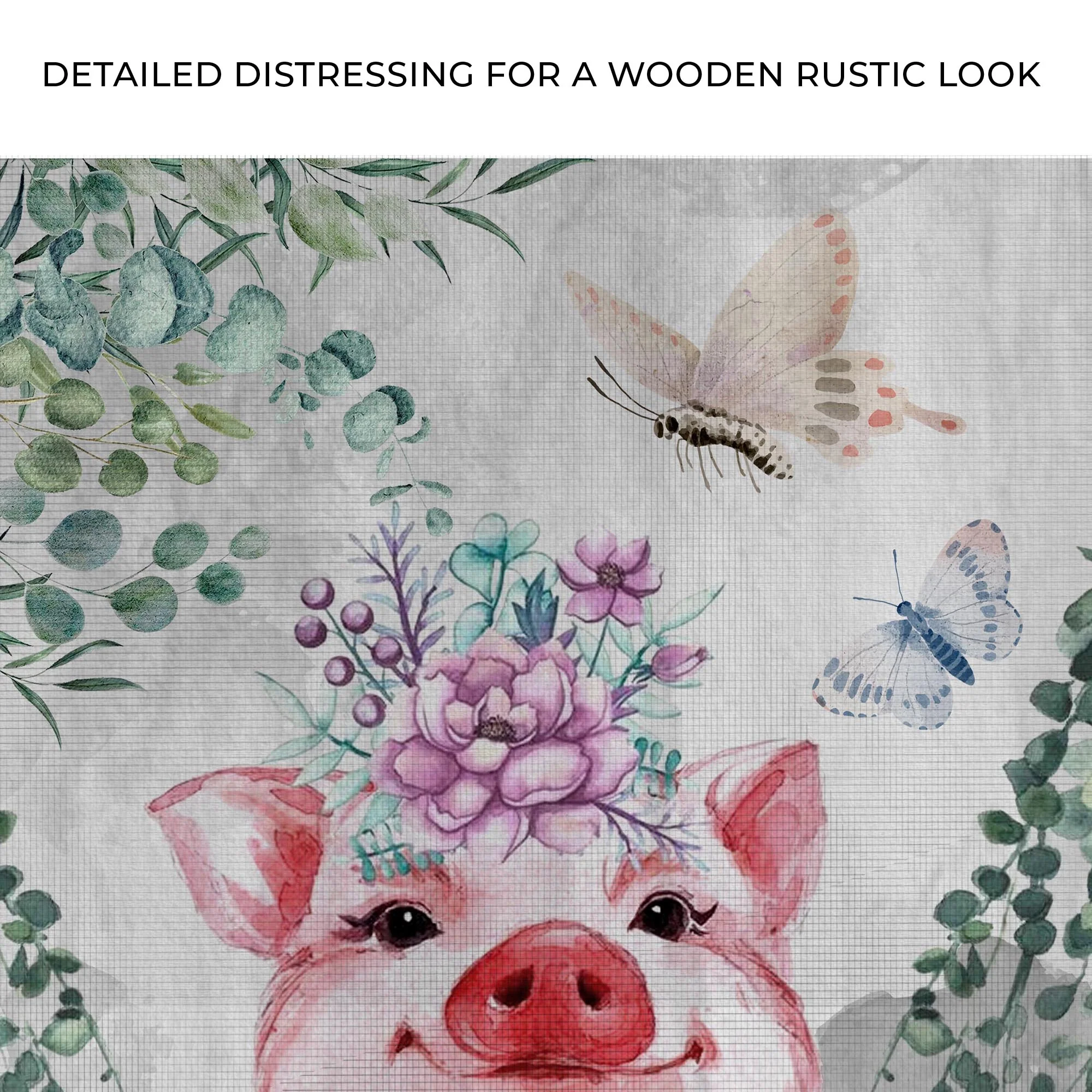 The Cutest Piglet Canvas Wall Art - Image 4