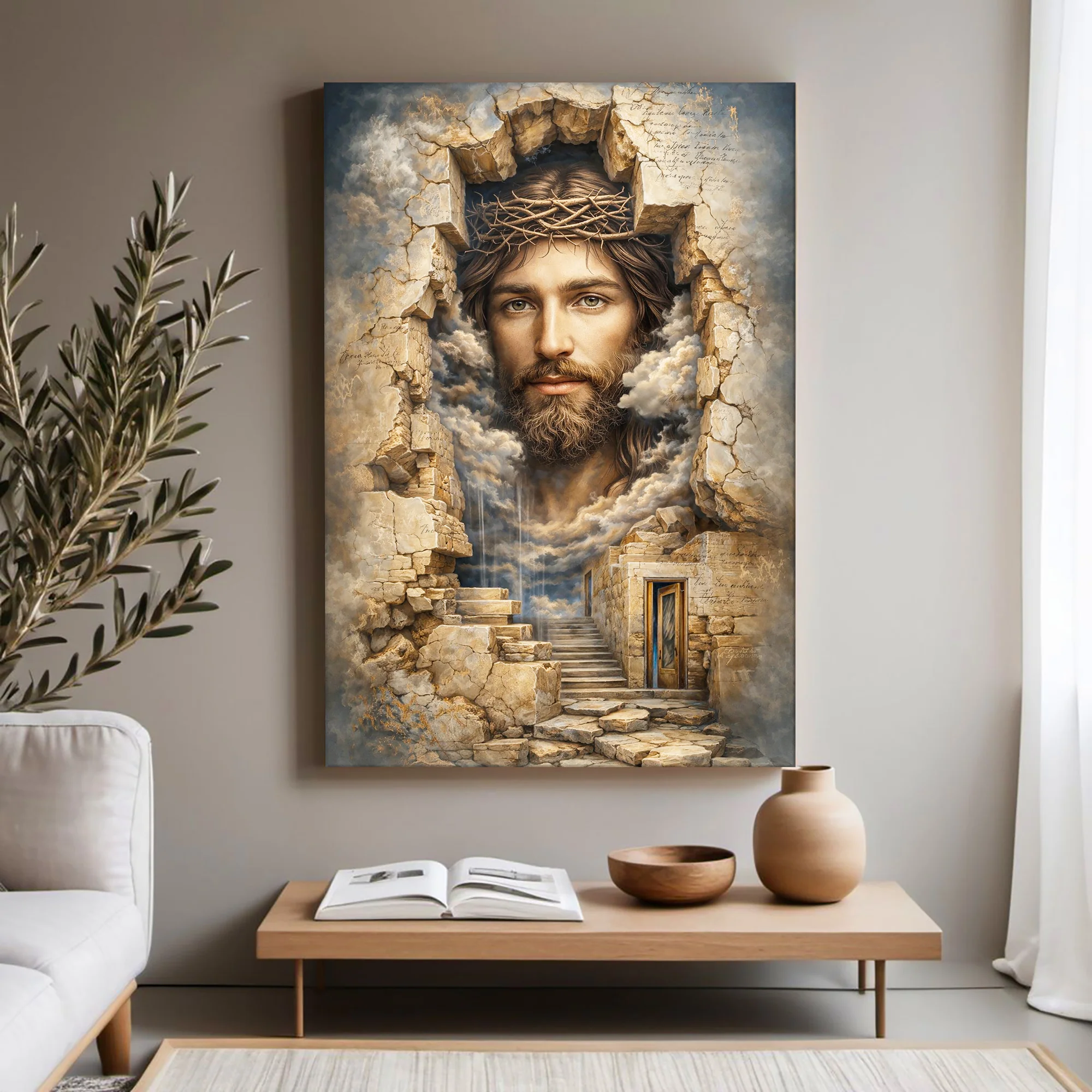 The Face of Salvation Wall Art - Image 3