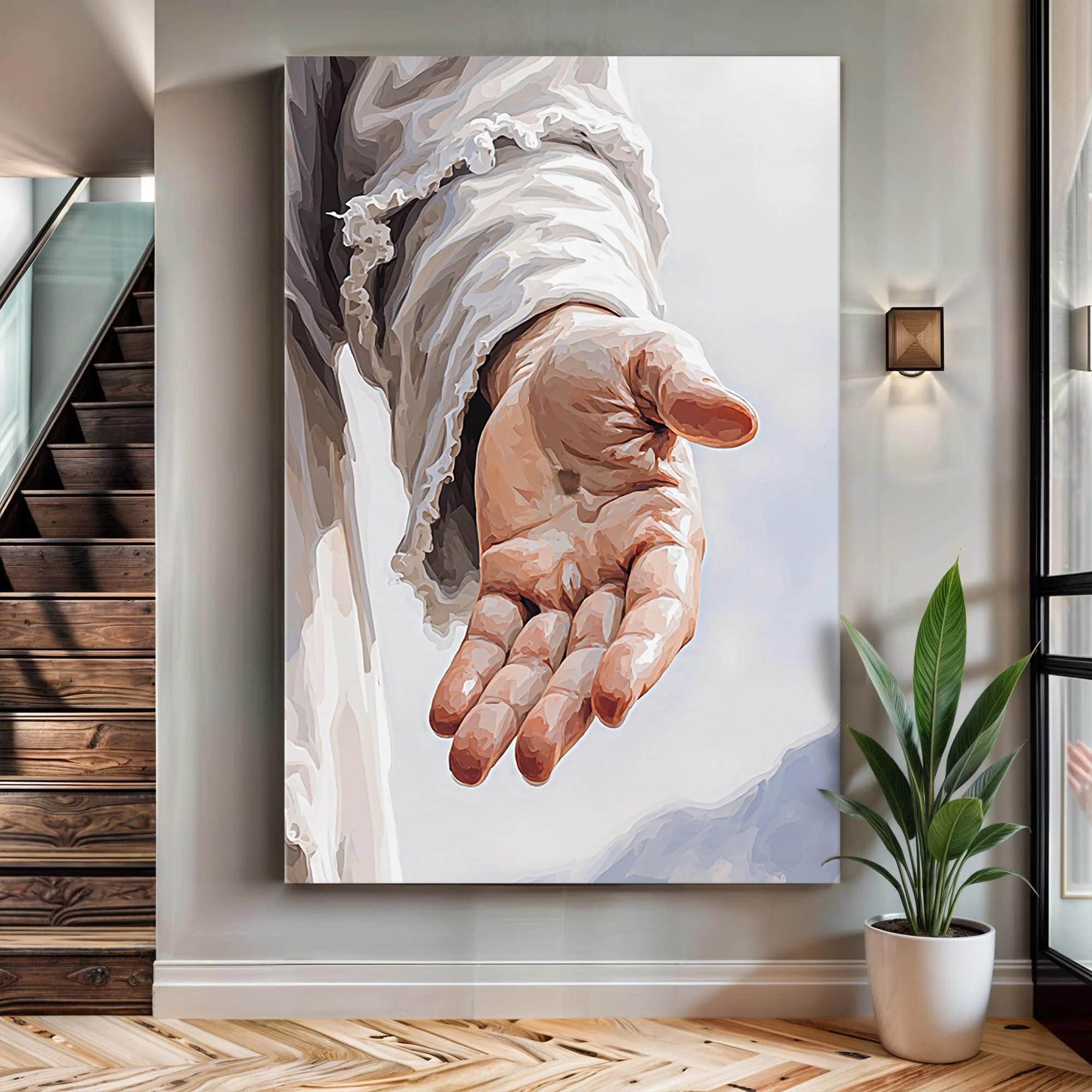 The Hand Of Jesus Wall Art II - Image 3