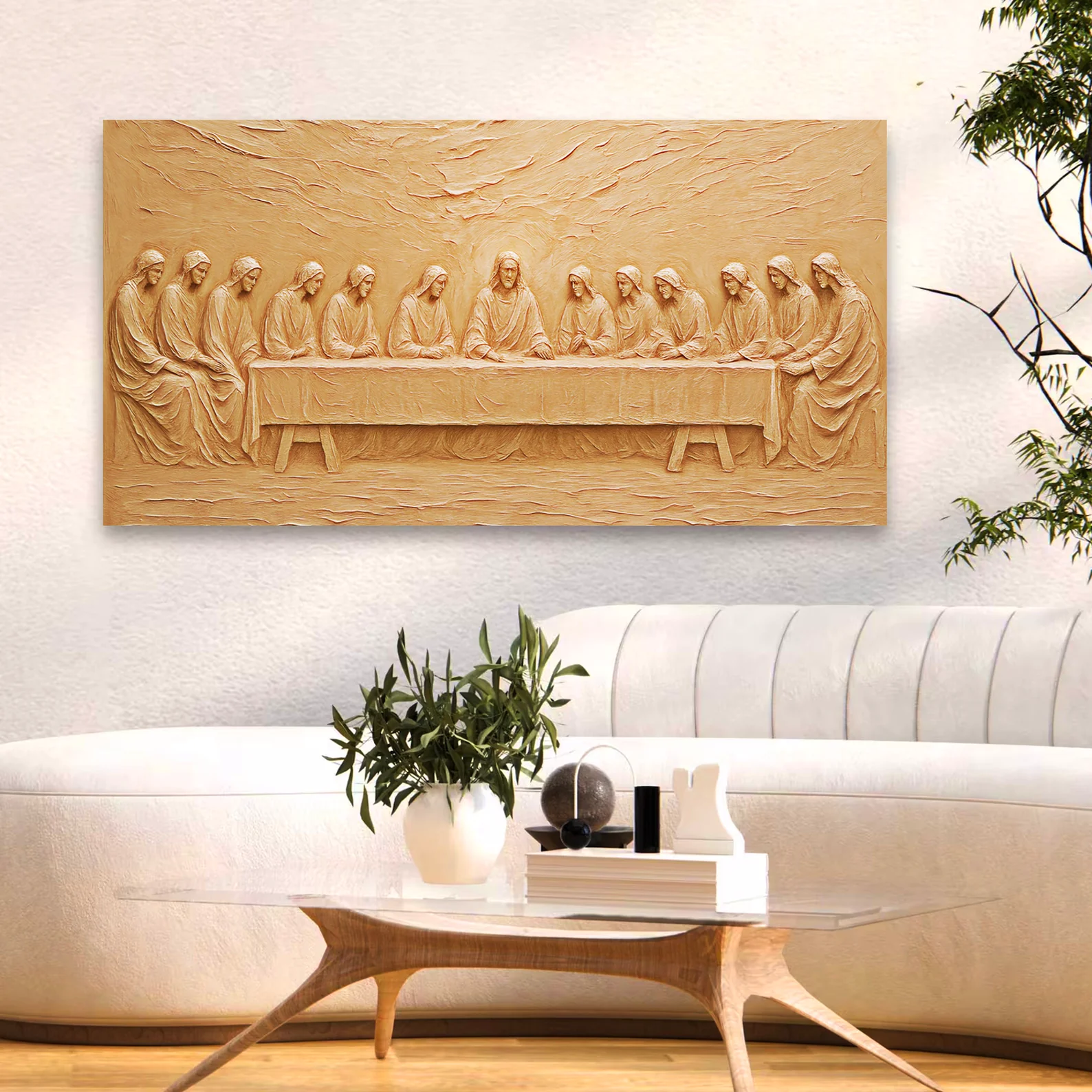 The Last Supper Minimalist Faith Wall Art - Image 3