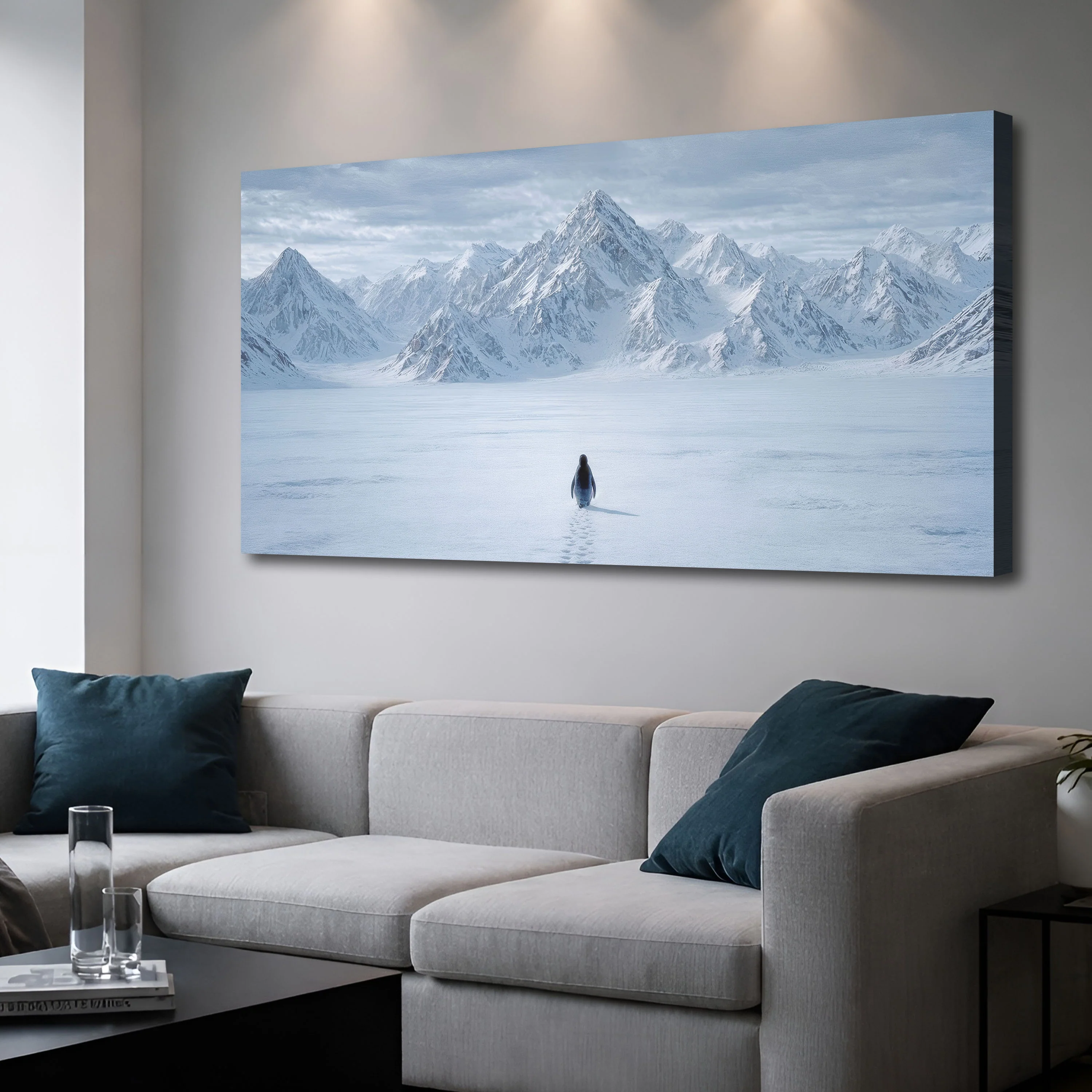 The Long Walk, Penguin Wall Art - Image 2