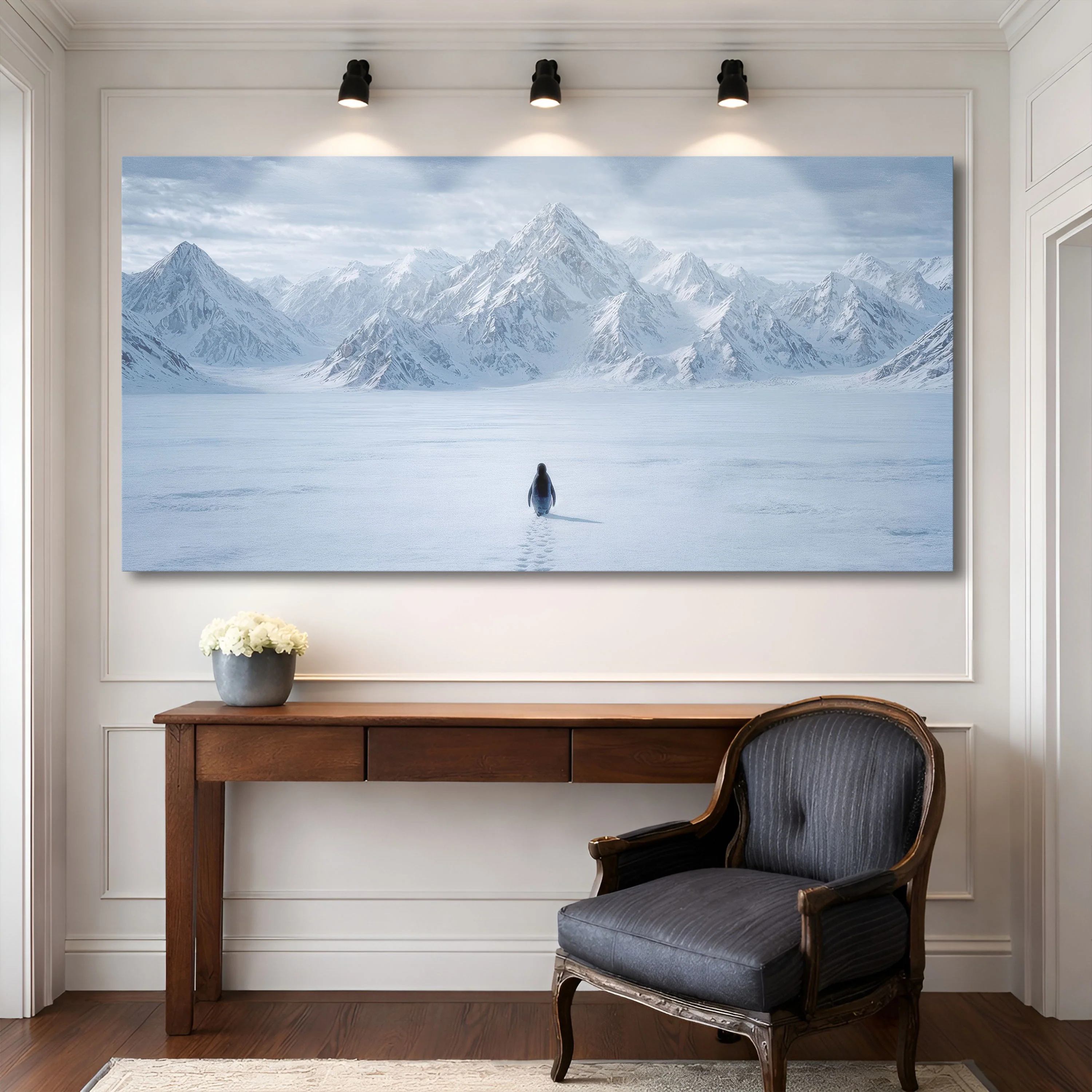 The Long Walk, Penguin Wall Art - Image 3