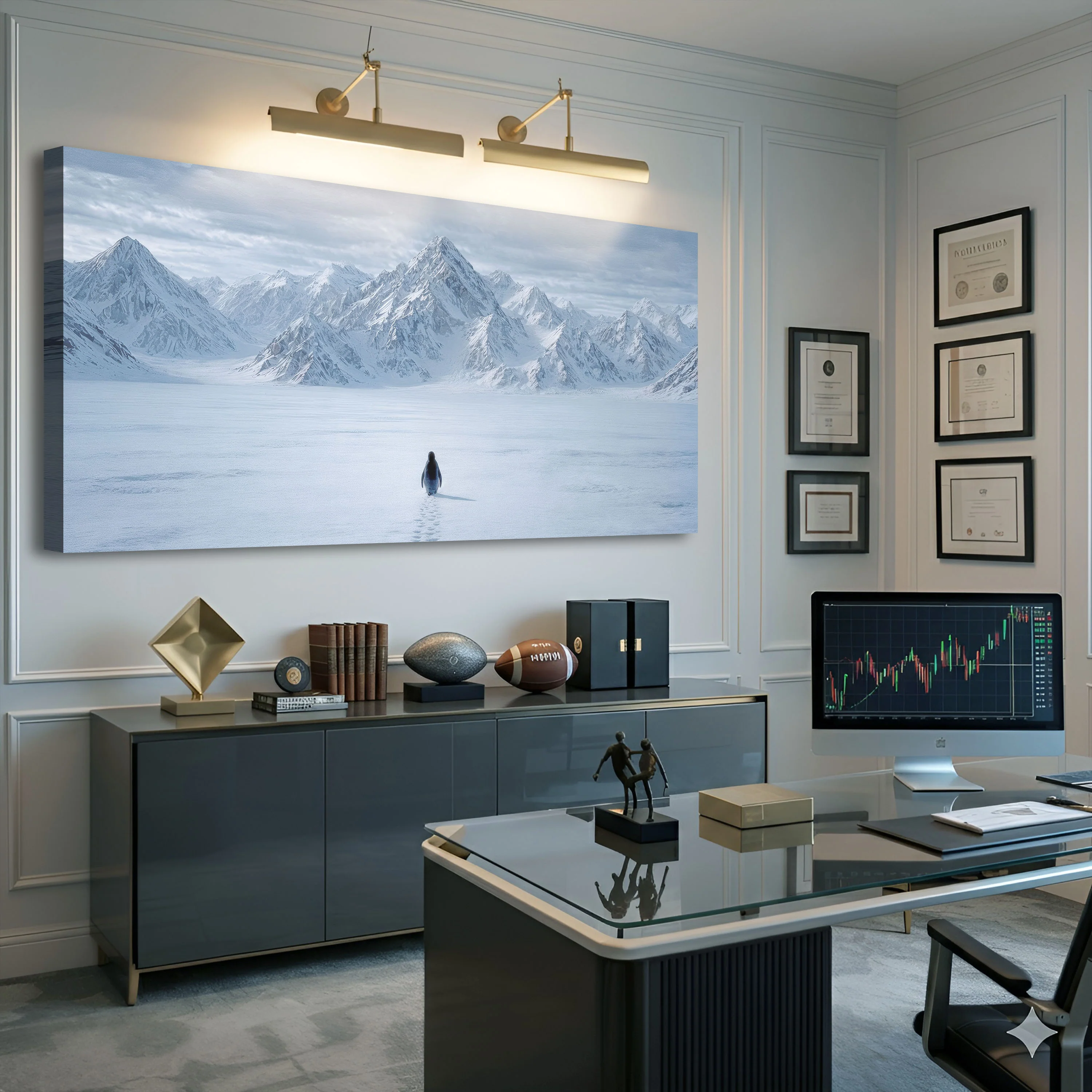 The Long Walk, Penguin Wall Art - Image 4
