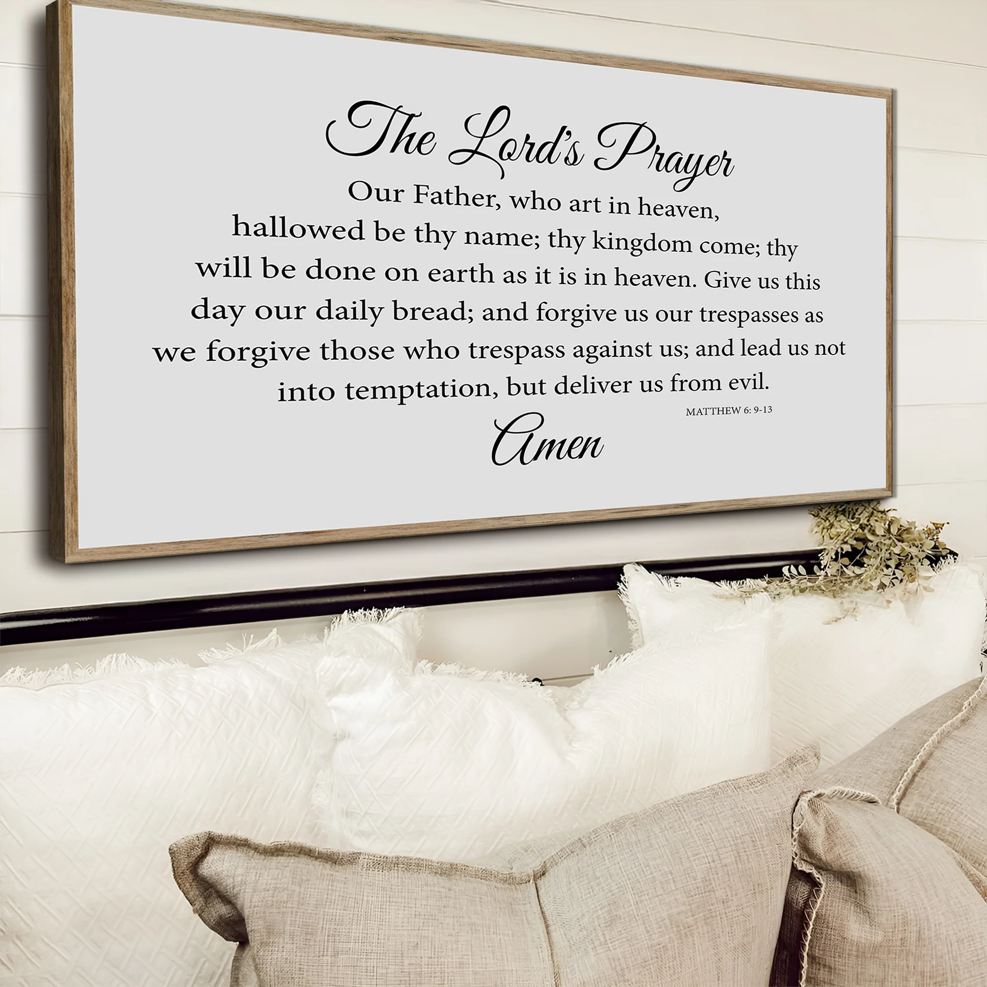 The Lord's Prayer Faith Sign - Image 2