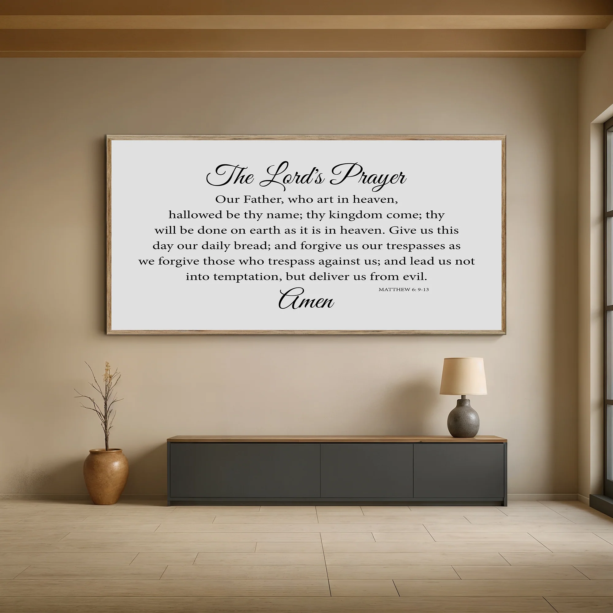 The Lord's Prayer Faith Sign - Image 3