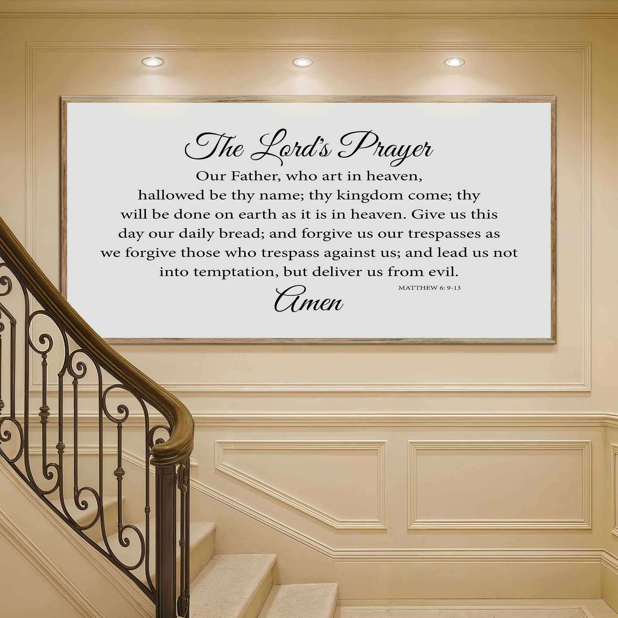 The Lord's Prayer Faith Sign - Image 4