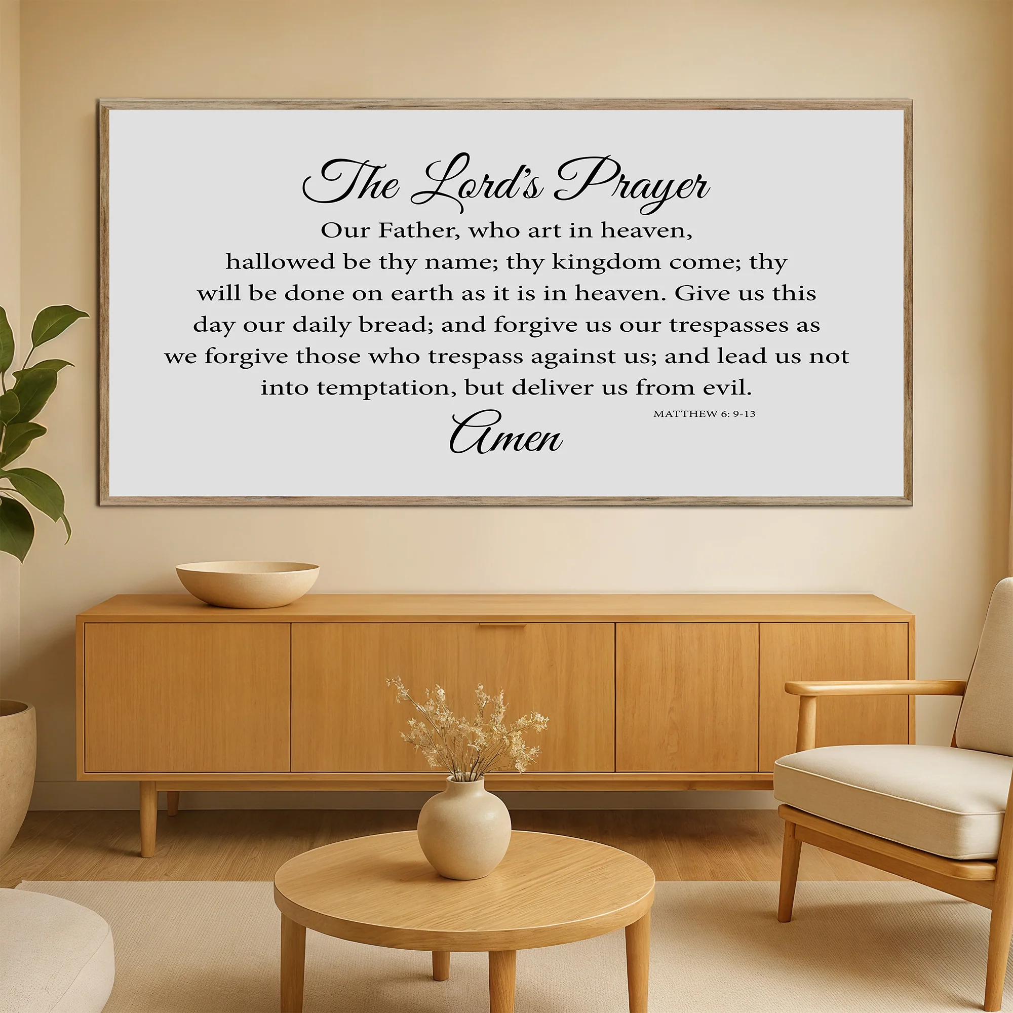 The Lord's Prayer Faith Sign - Image 5