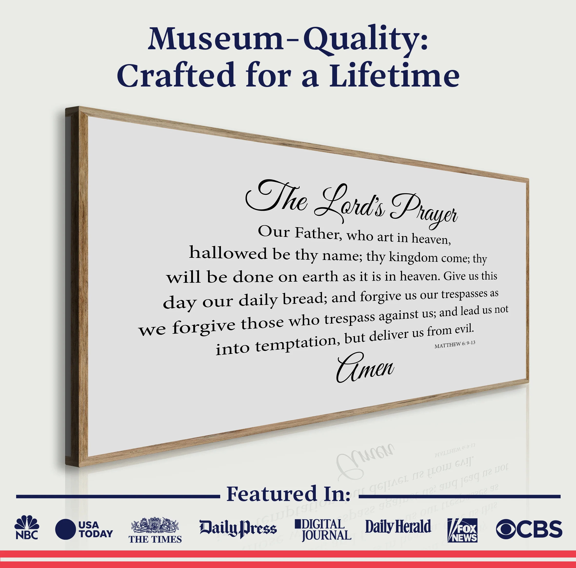 The Lord's Prayer Faith Sign - Image 6