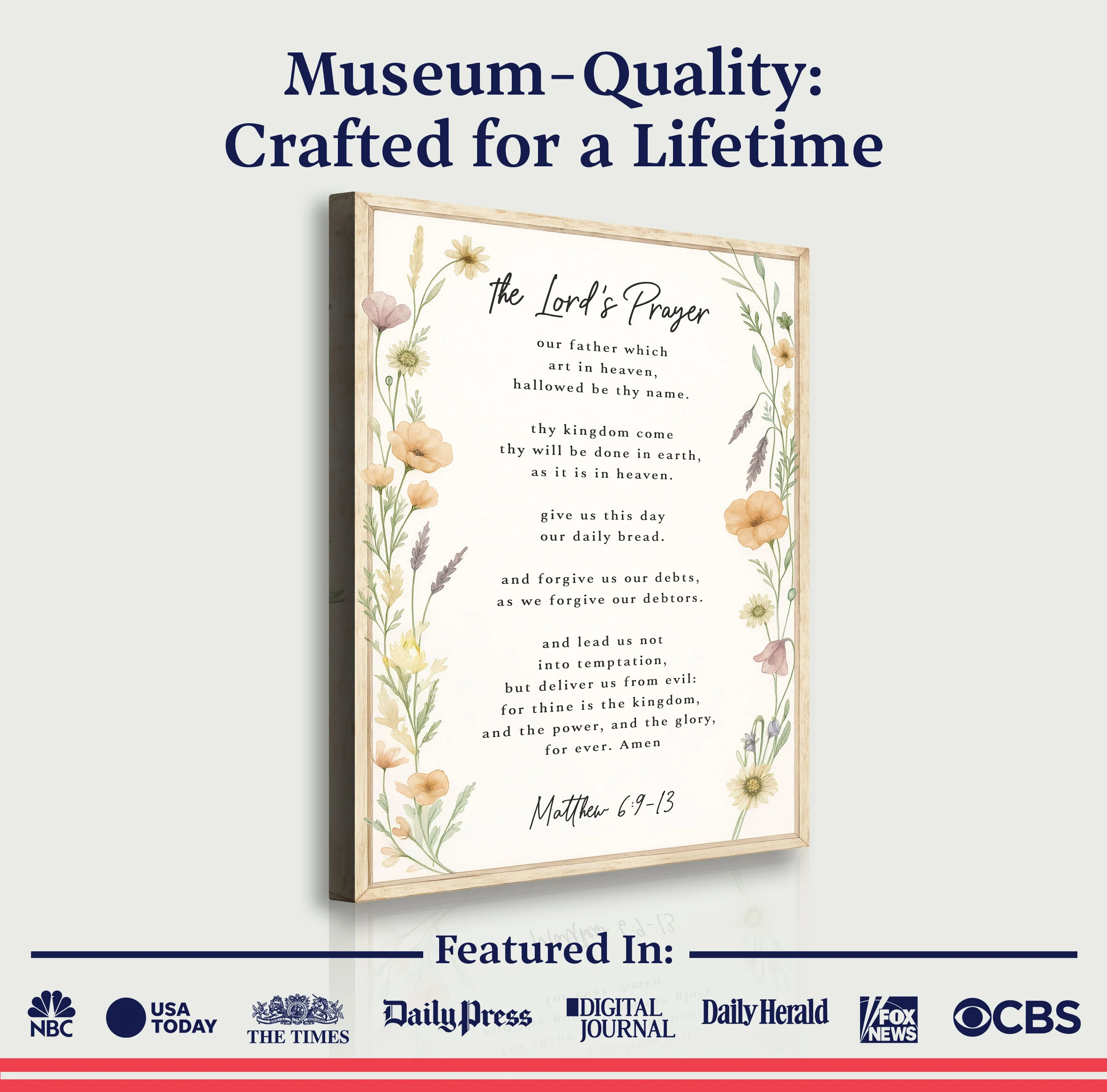 The Lord's Prayer Faith Sign III - Image 6