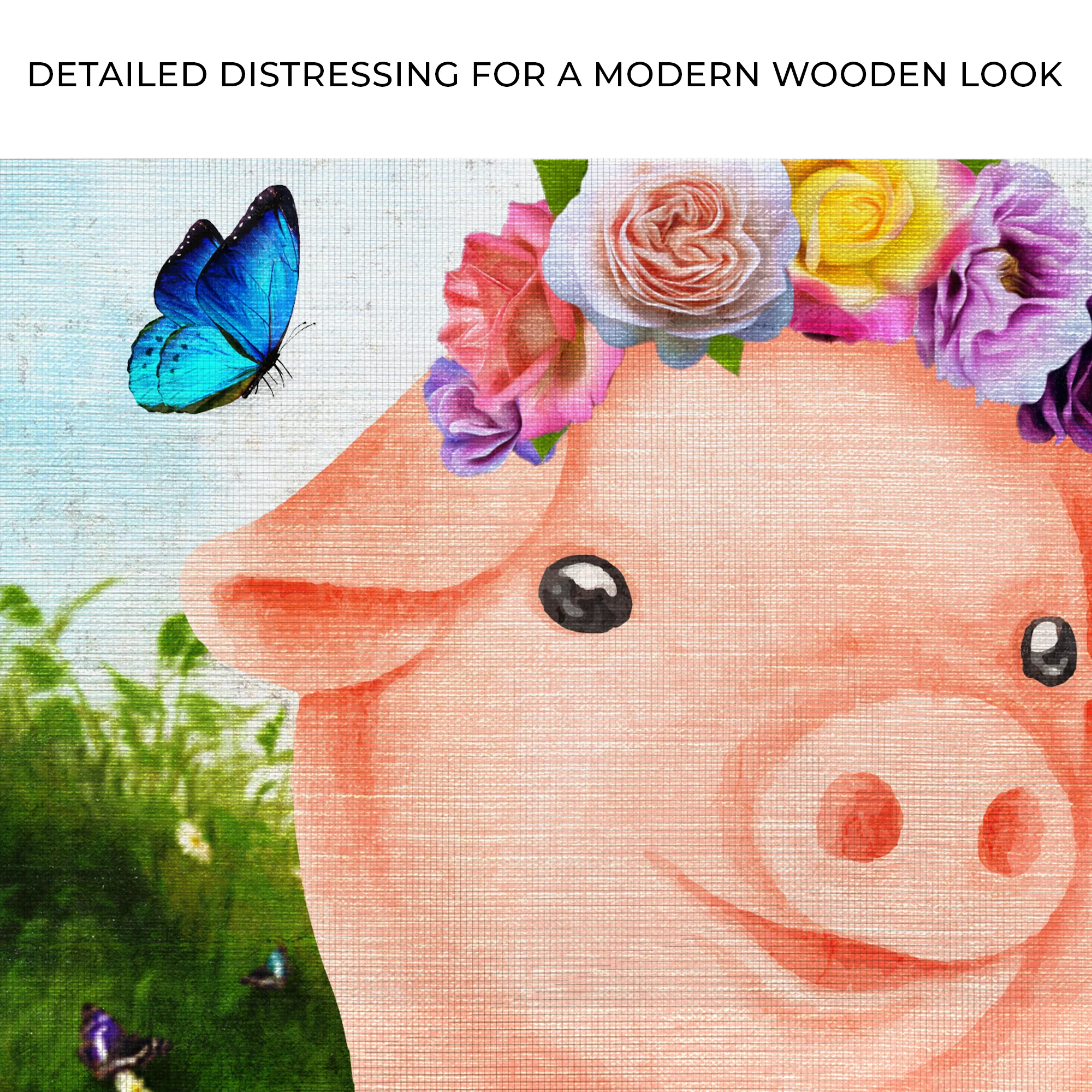 The Most Adorable Pig Canvas Wall Art - Image 4